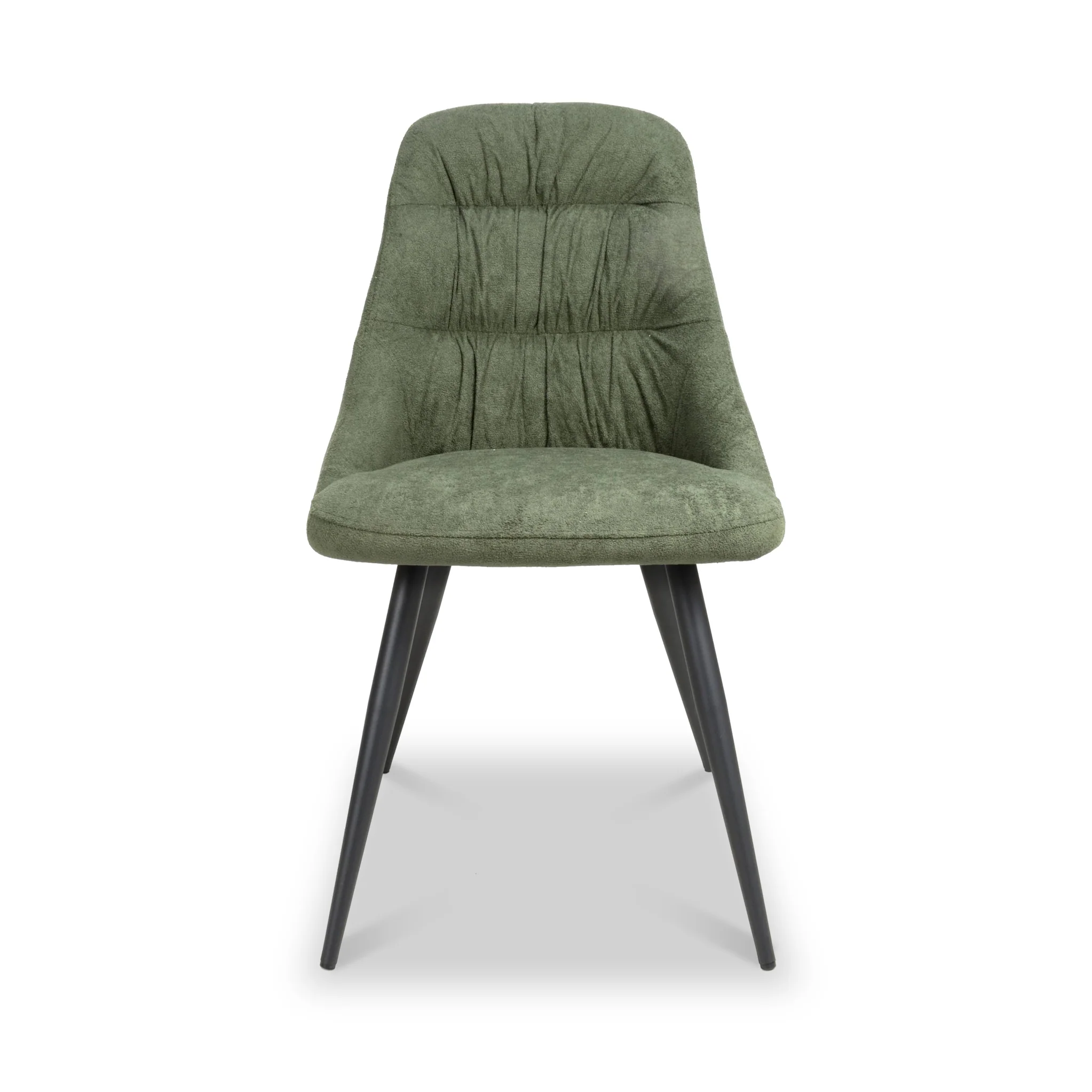 Henwood Green Faux Linen Dining Chair - Image 2