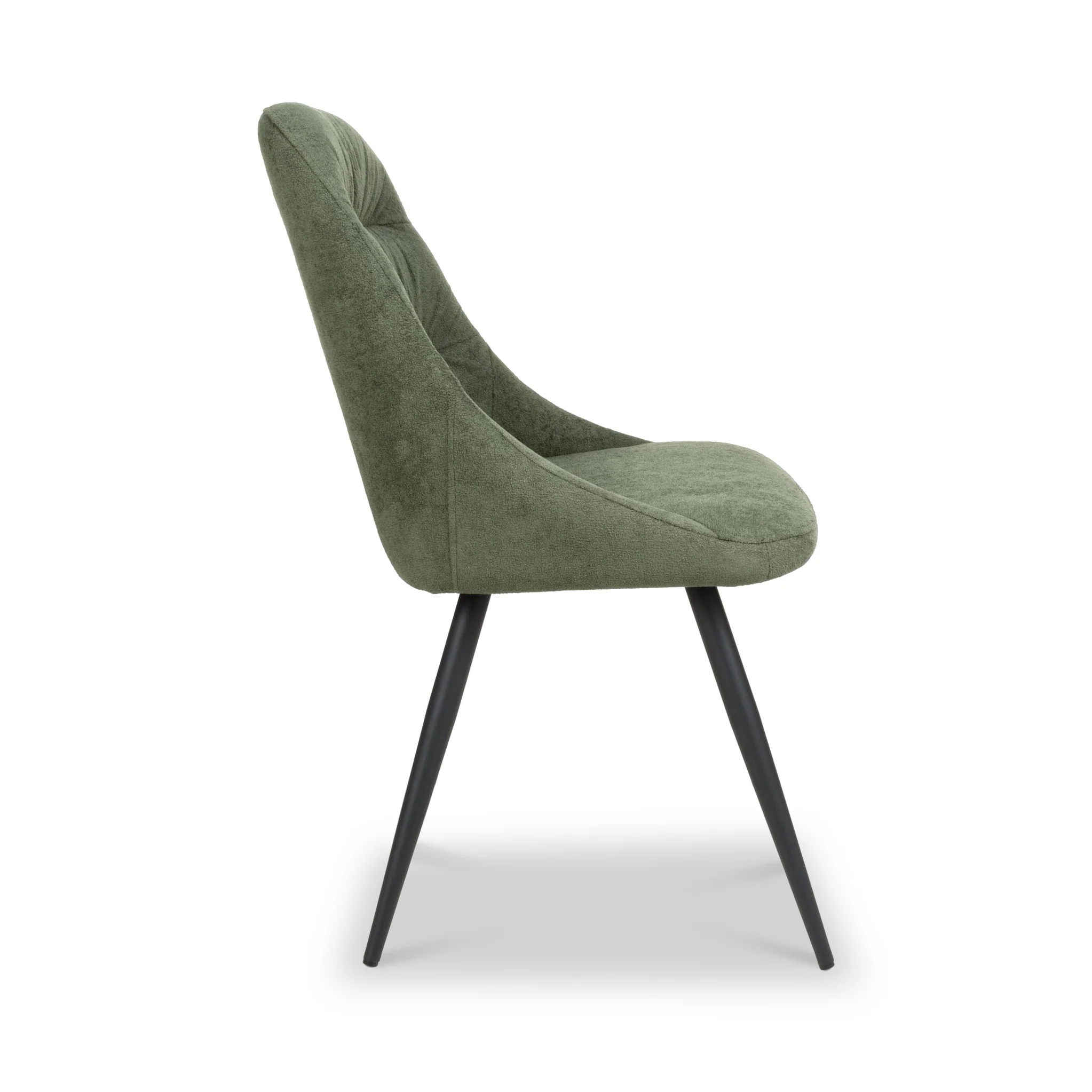 Henwood Green Faux Linen Dining Chair - Image 5