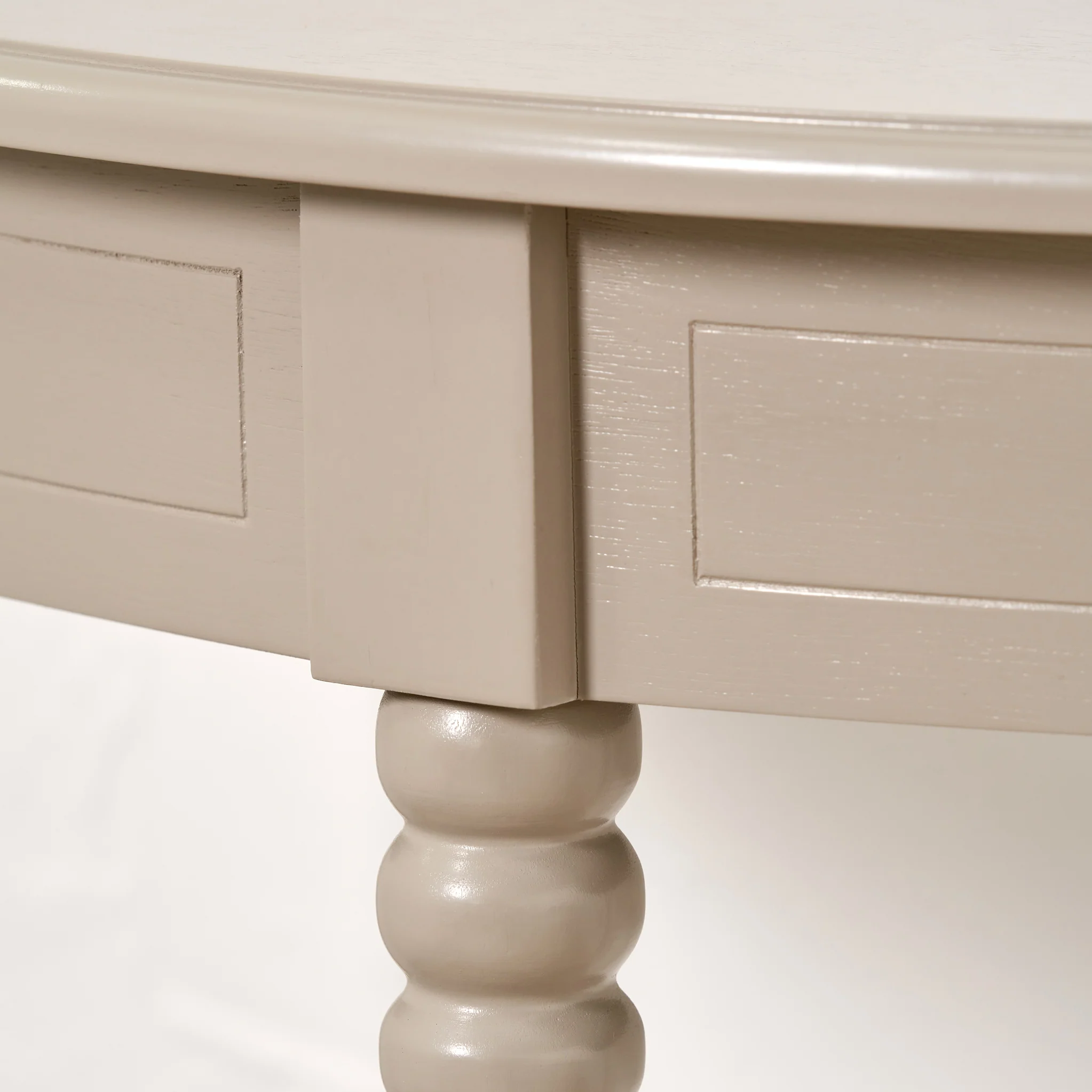 Heritage Pine Half Moon Console Table - Image 15
