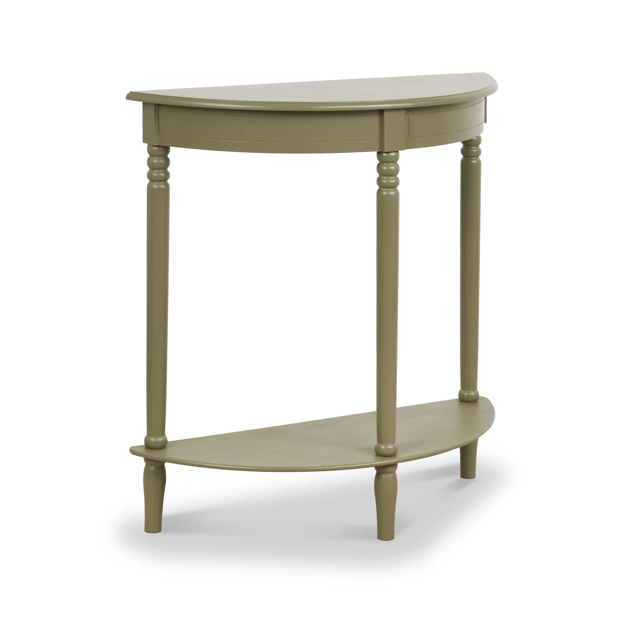 Heritage Pine Half Moon Console Table - Image 19