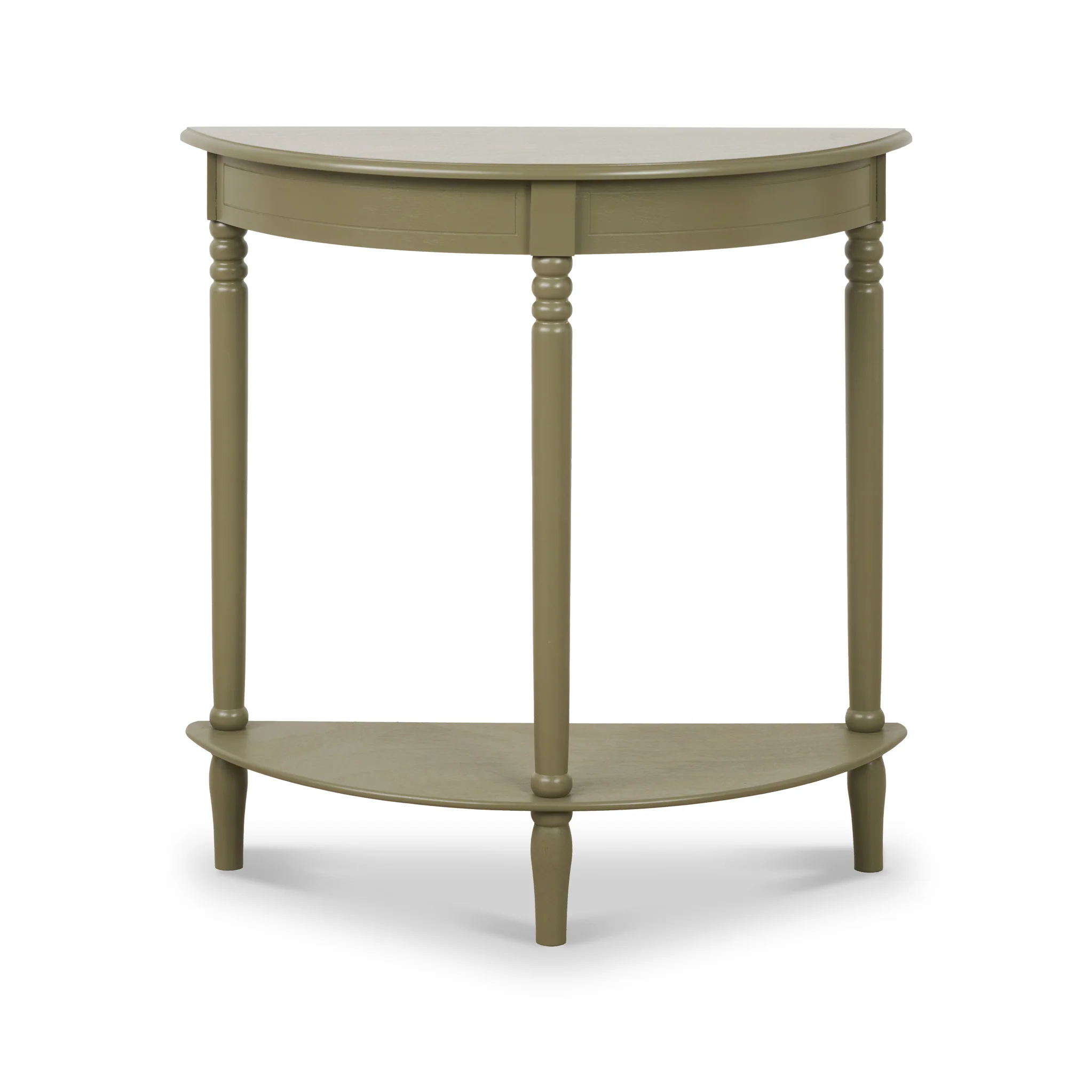 Heritage Pine Half Moon Console Table - Image 20