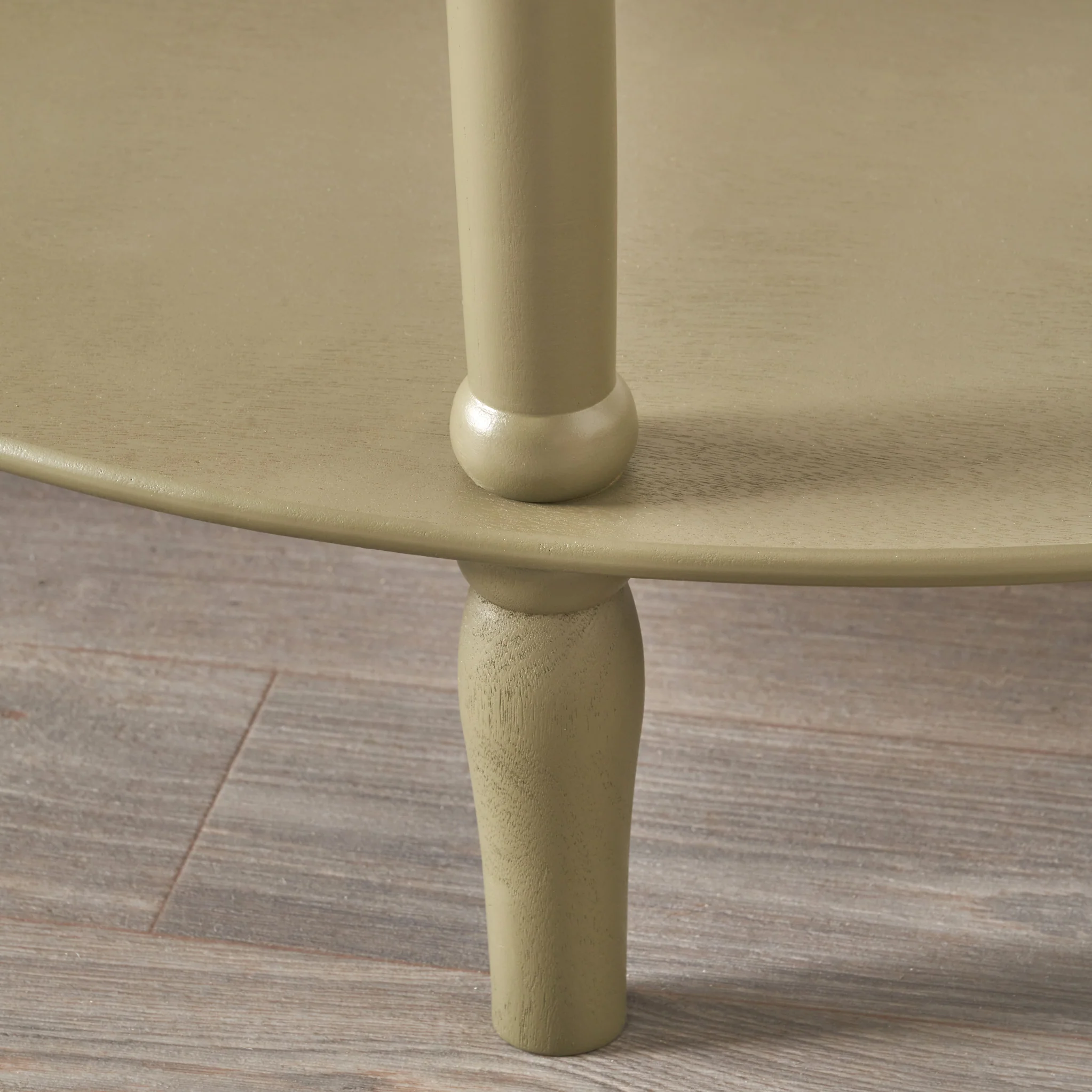 Heritage Pine Half Moon Console Table - Image 24