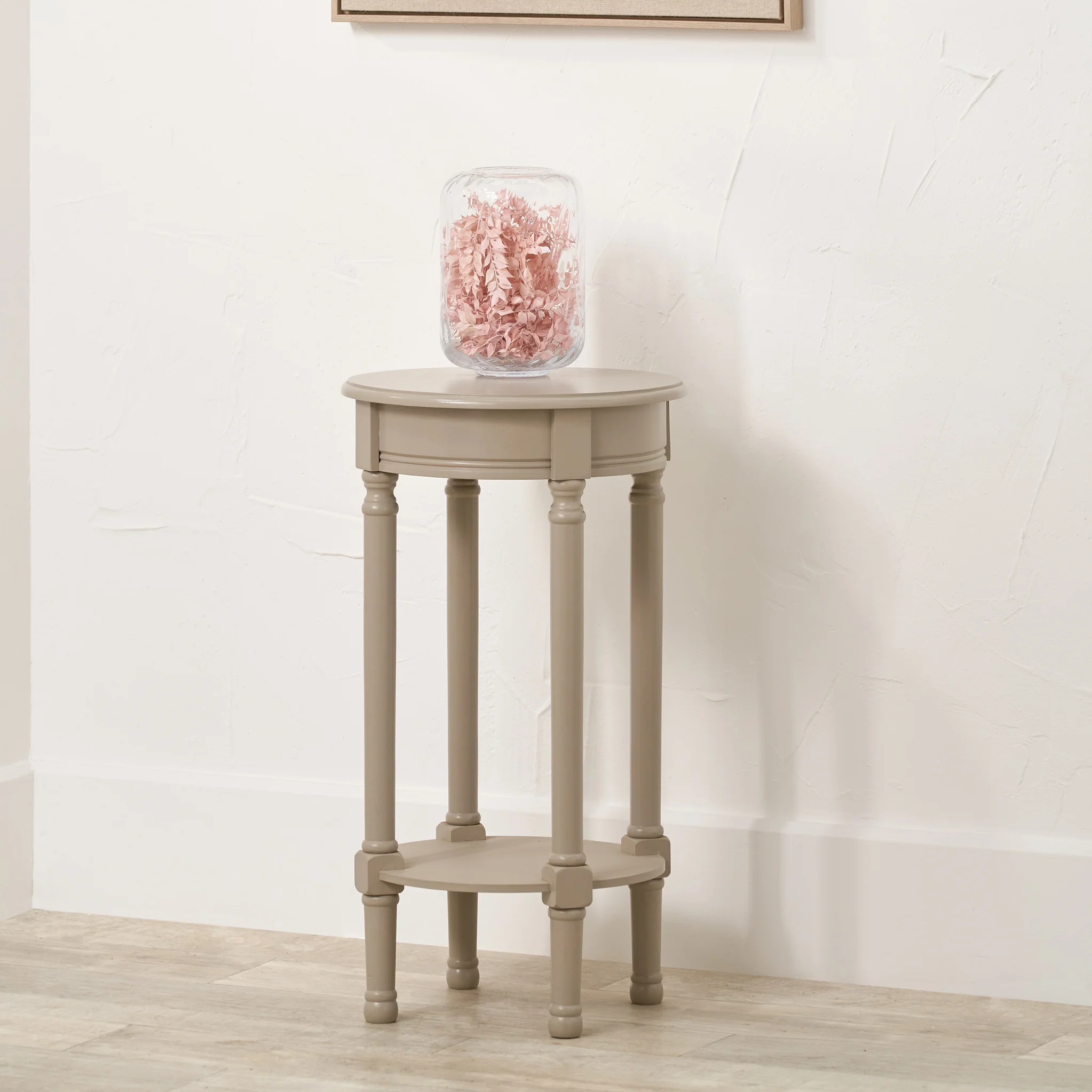 Heritage Pine Round Side Table - Image 13