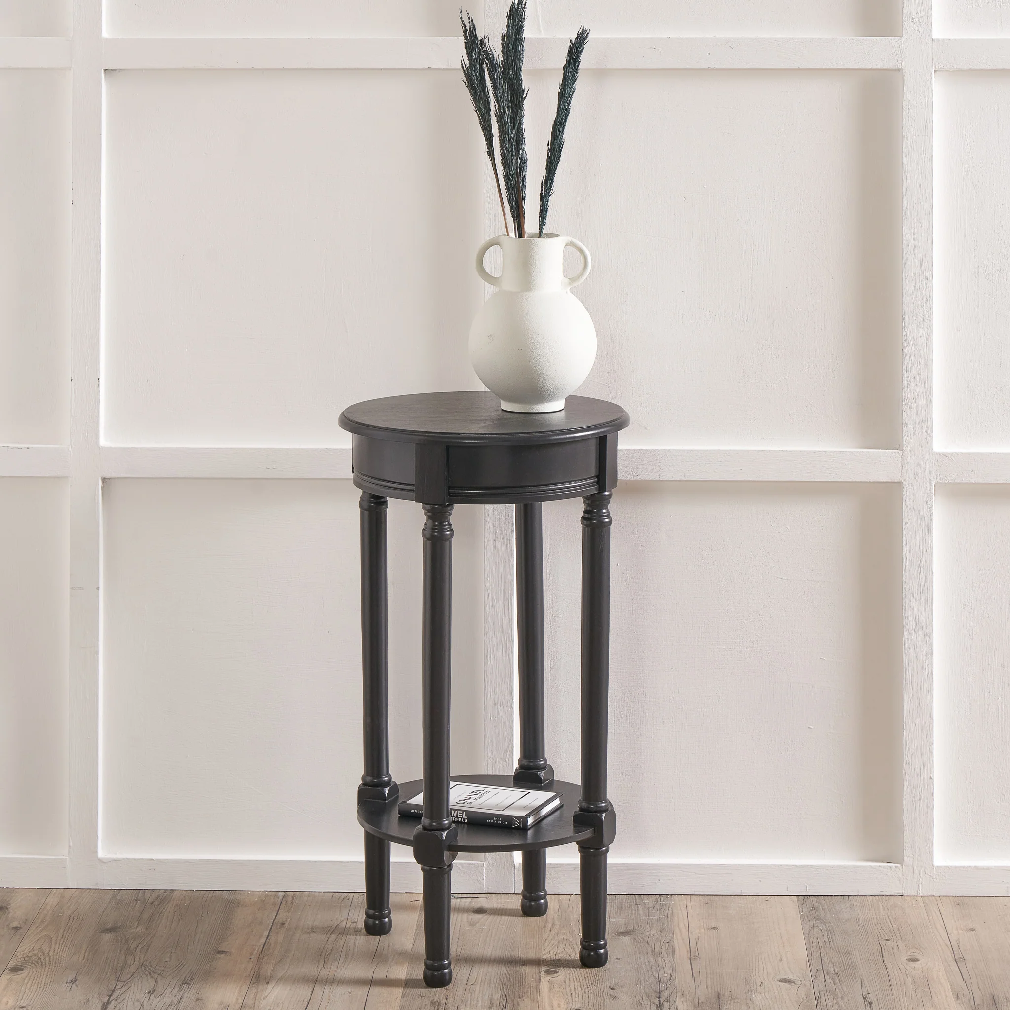 Heritage Pine Round Side Table - Image 2