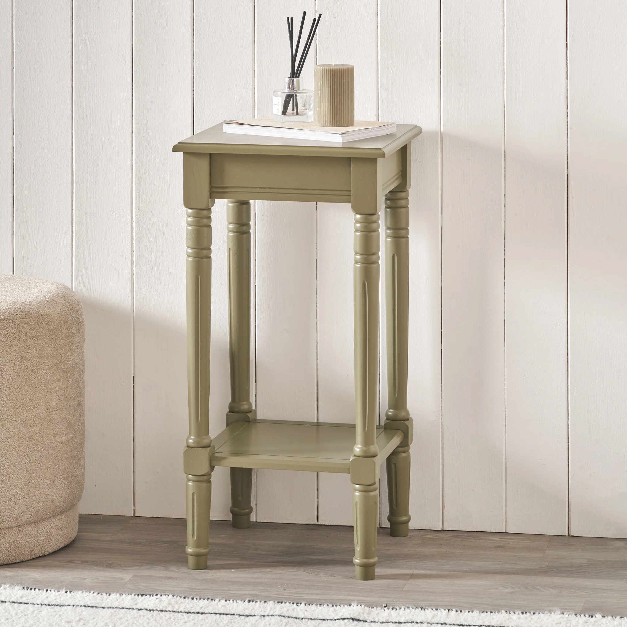 Heritage Pine Square Side Table - Image 18