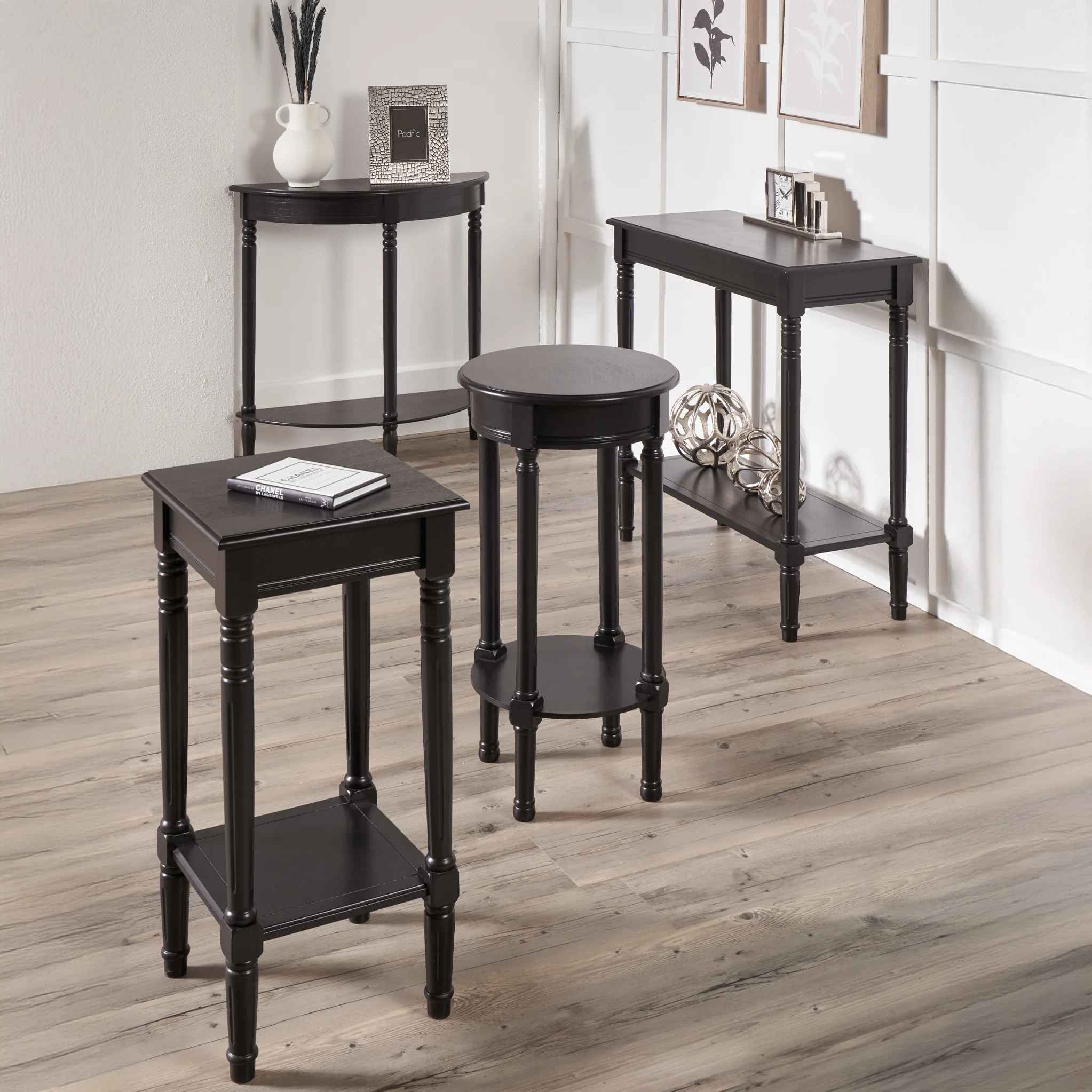 Heritage Pine Square Side Table - Image 7