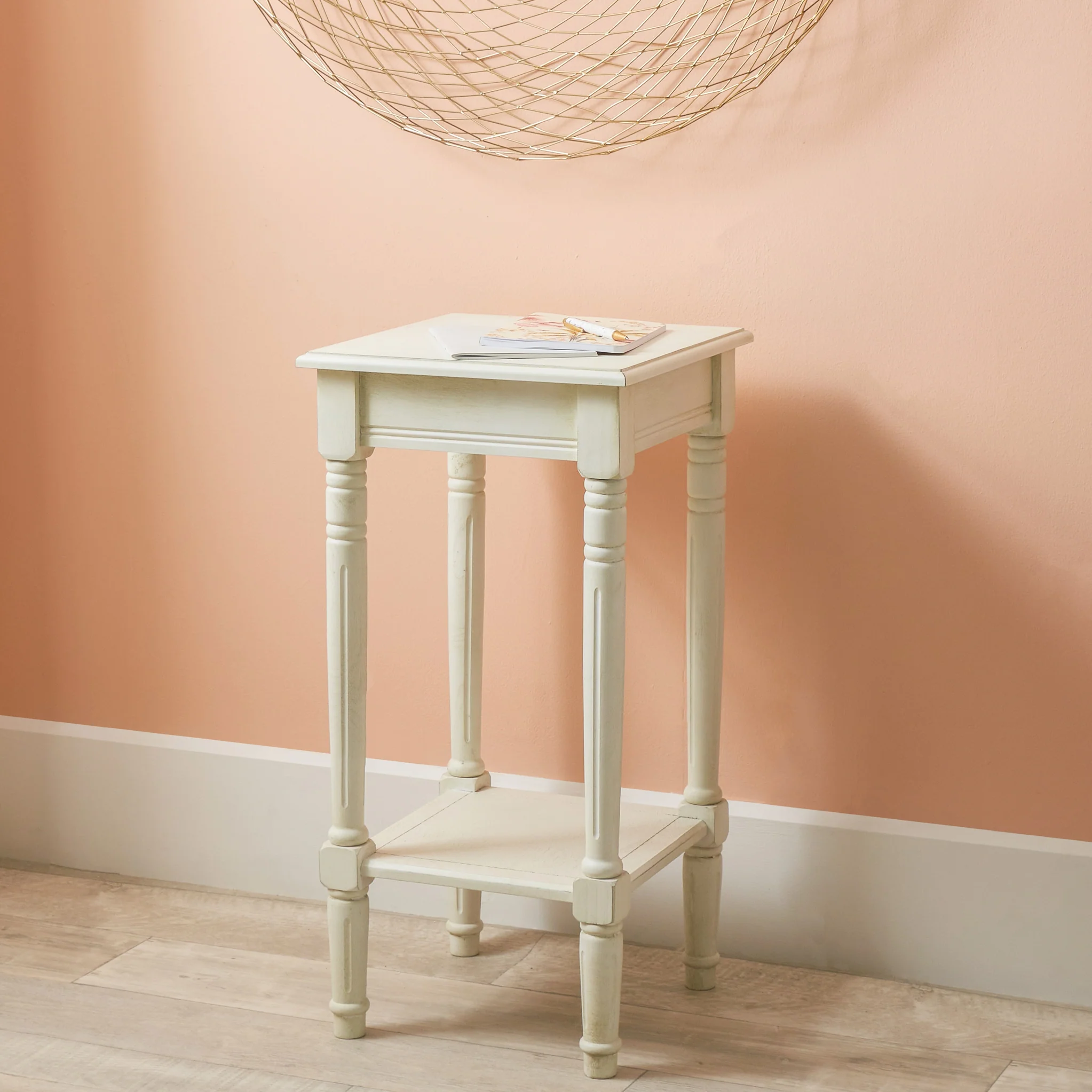 Heritage Pine Square Side Table - Image 9