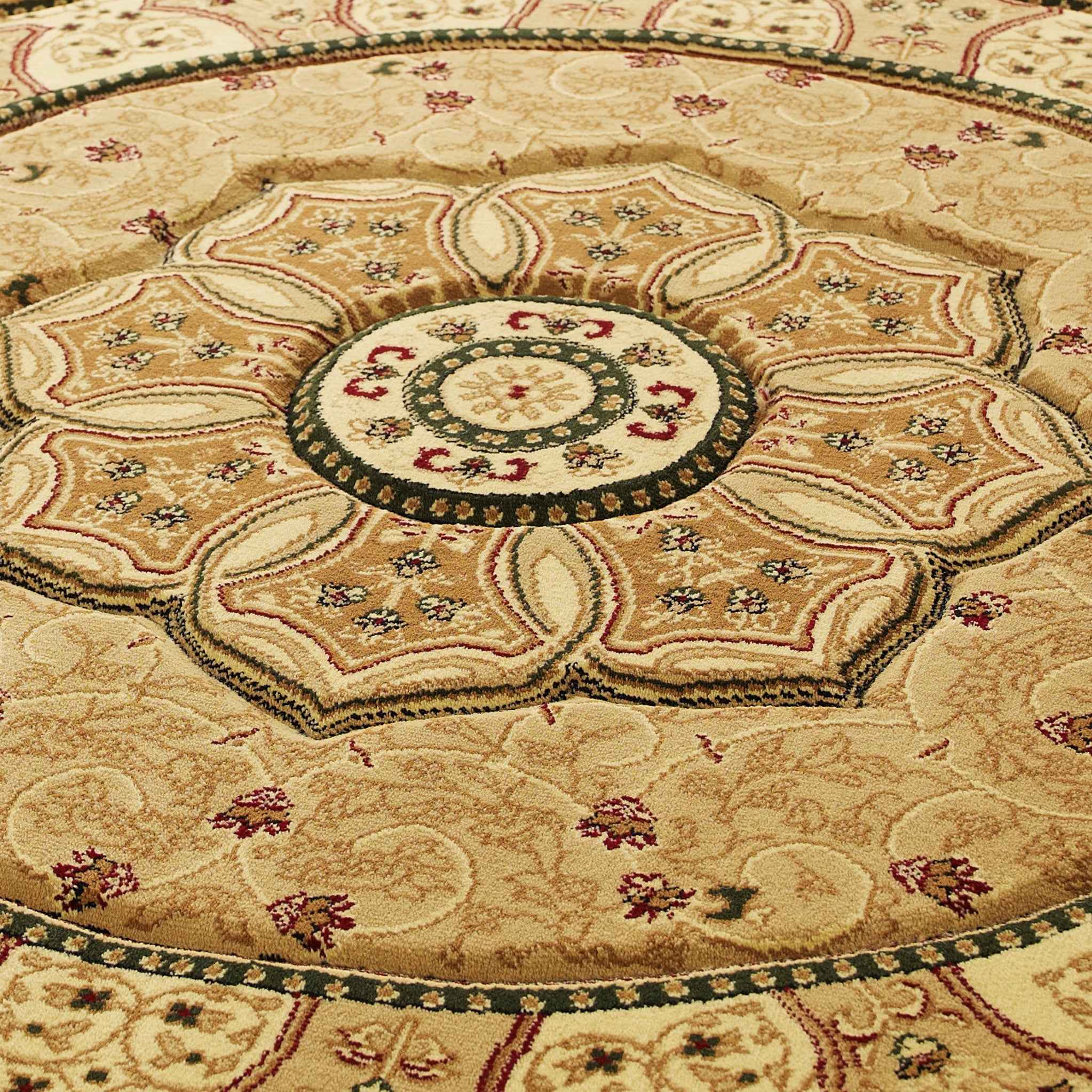Holden Oriental Stain Resistant Circular Rug - Image 15