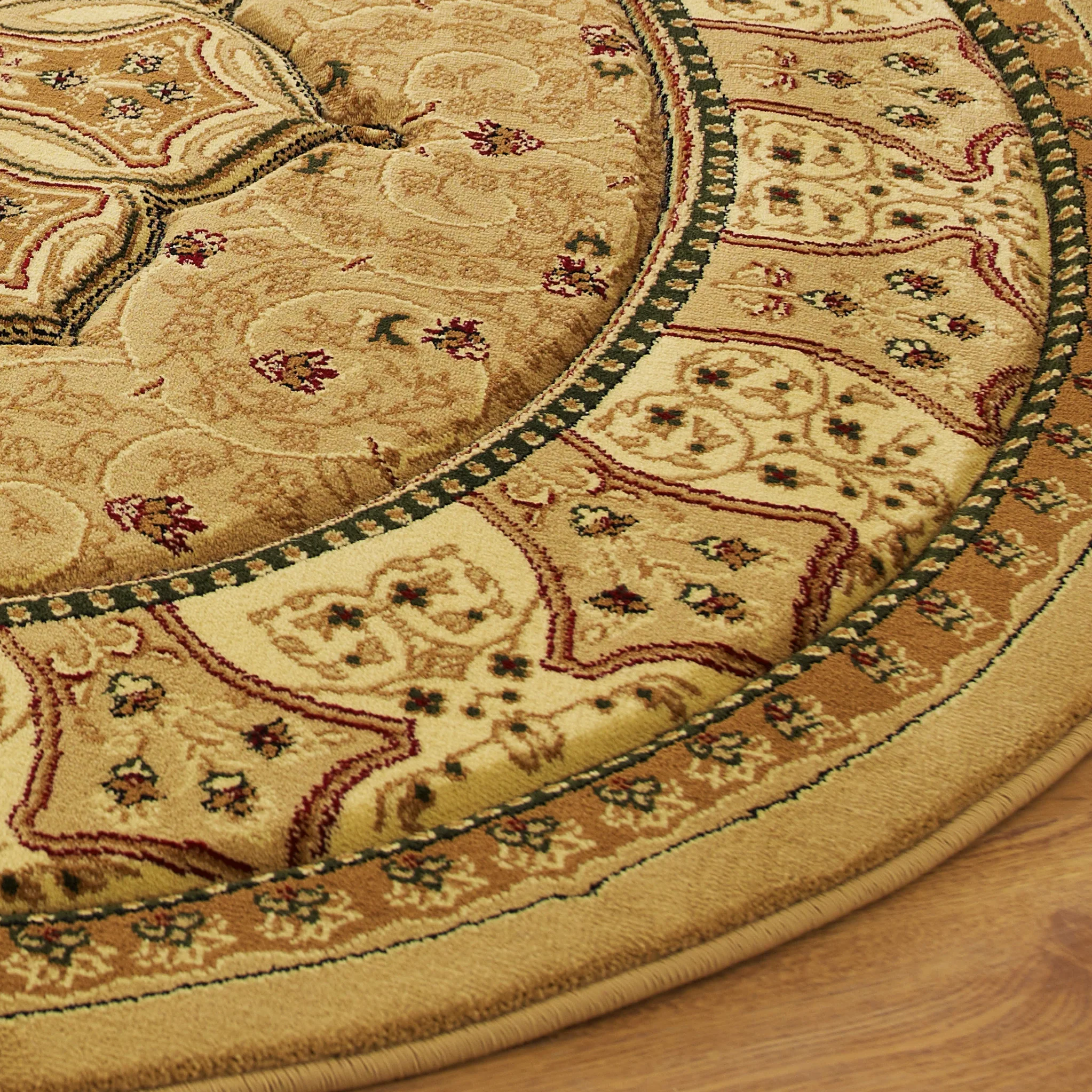 Holden Oriental Stain Resistant Circular Rug - Image 16