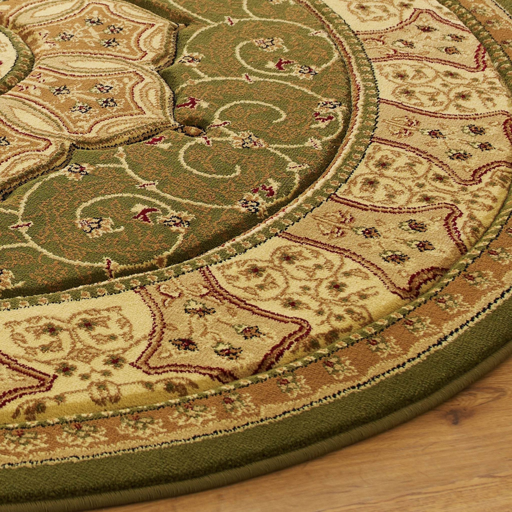 Holden Oriental Stain Resistant Circular Rug - Image 20