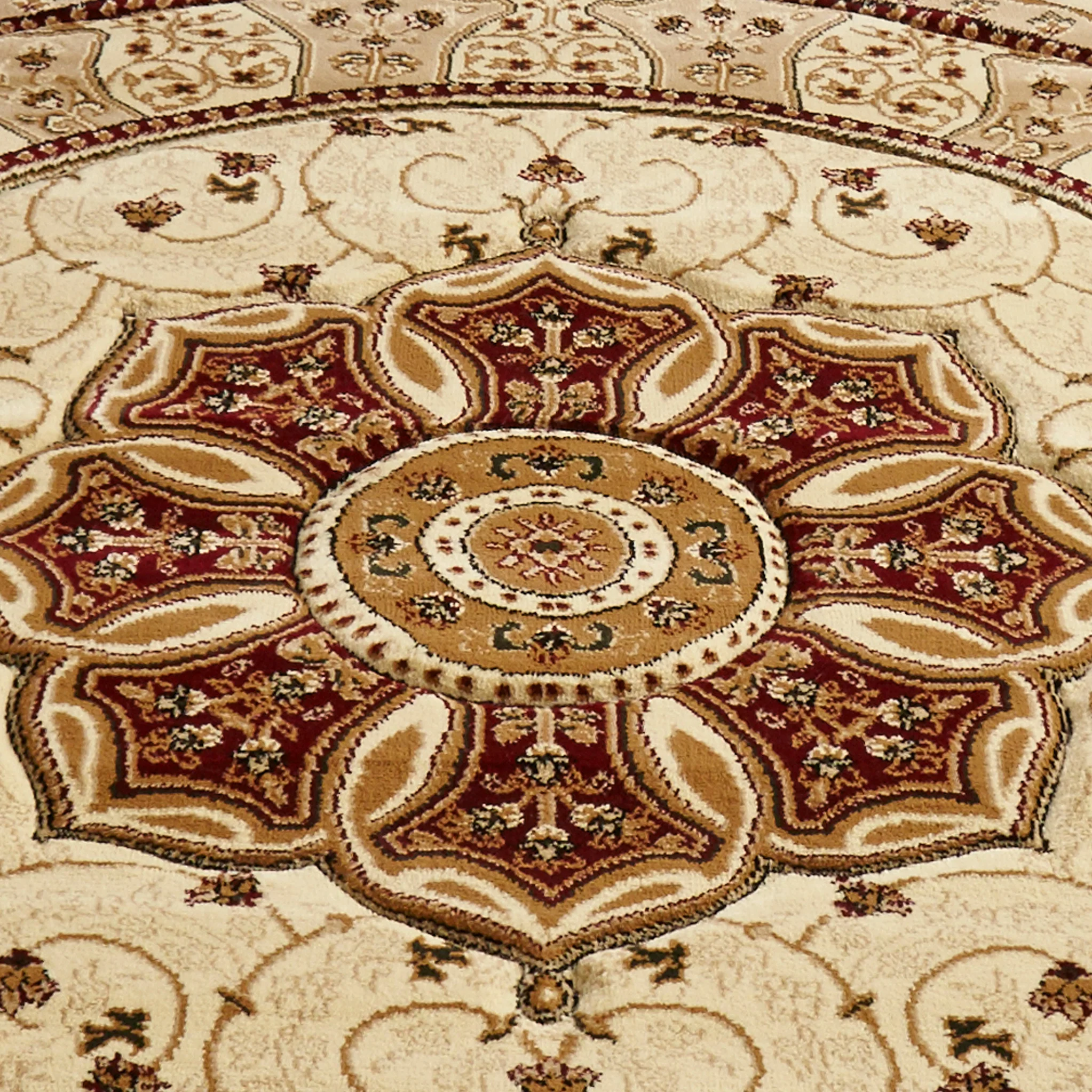Holden Oriental Stain Resistant Circular Rug - Image 7