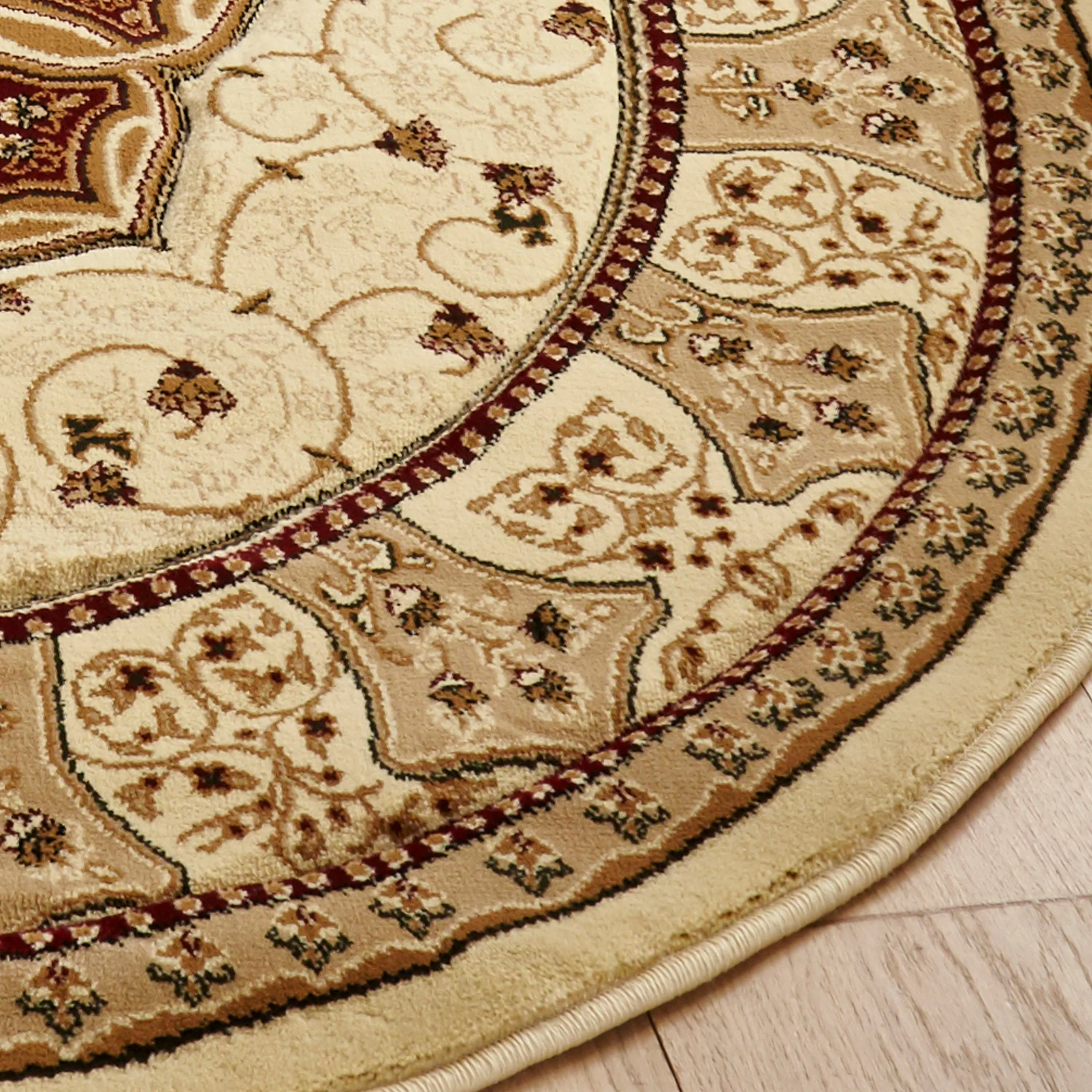 Holden Oriental Stain Resistant Circular Rug - Image 8
