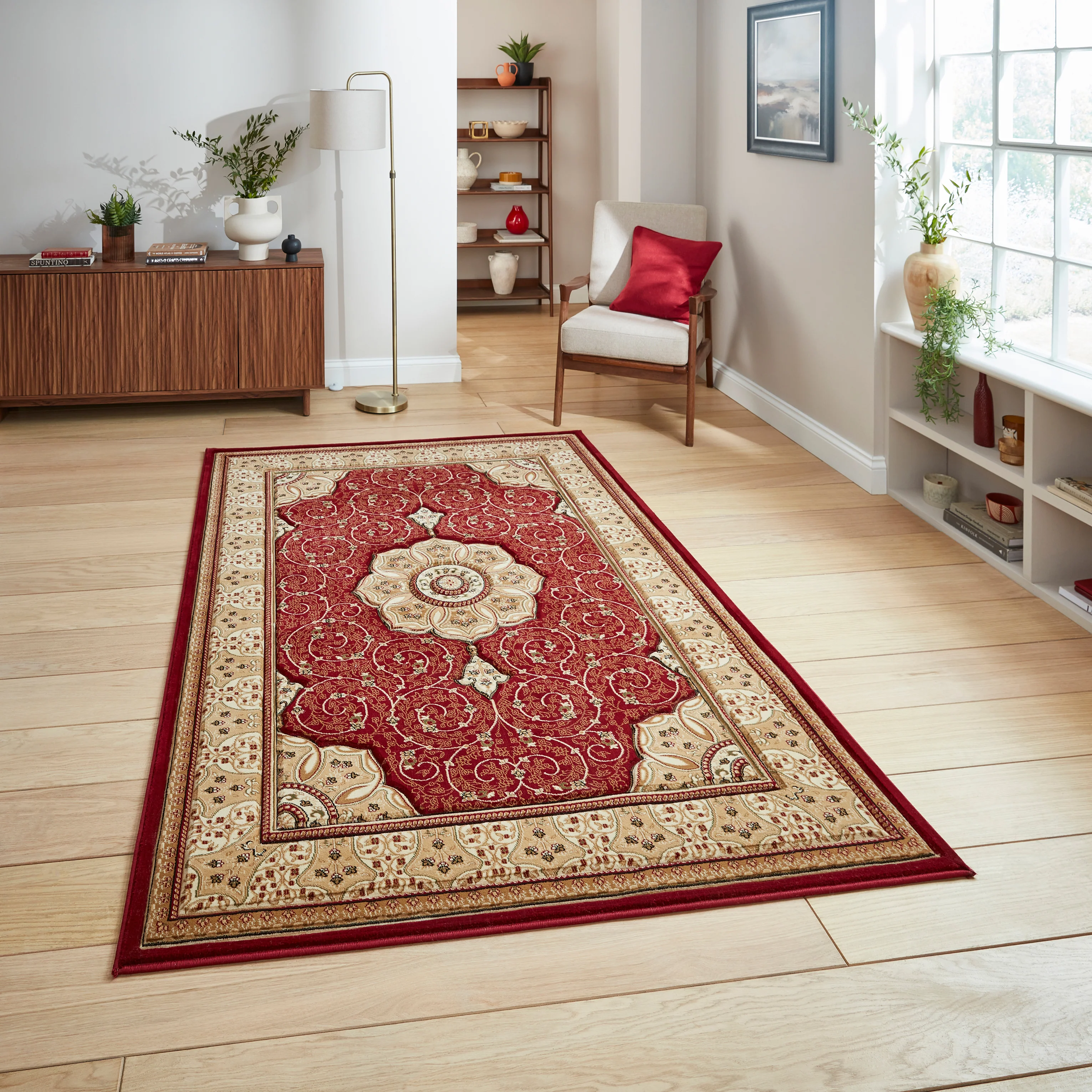 Holden Oriental Stain Resistant Rug - Image 28