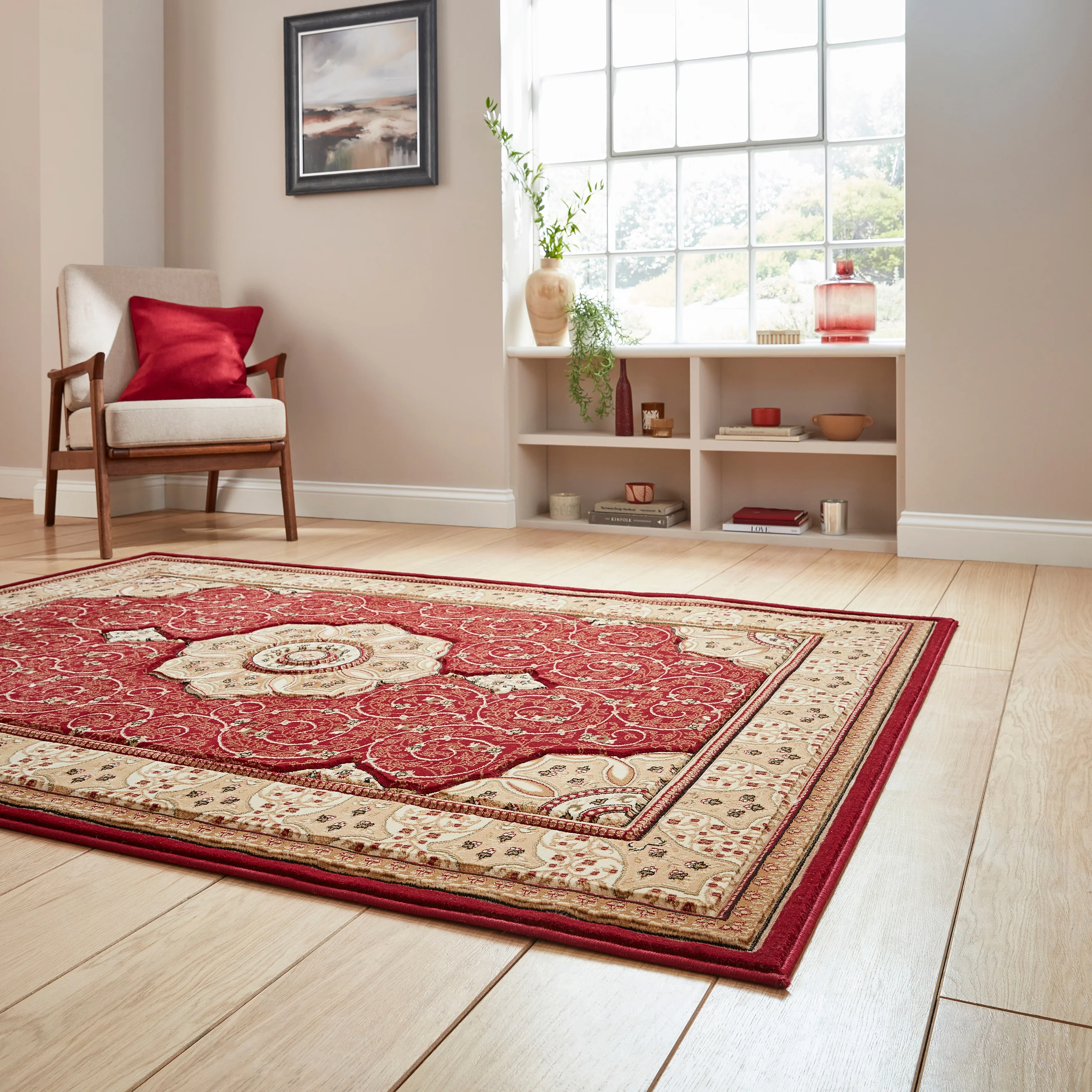 Holden Oriental Stain Resistant Rug - Image 29