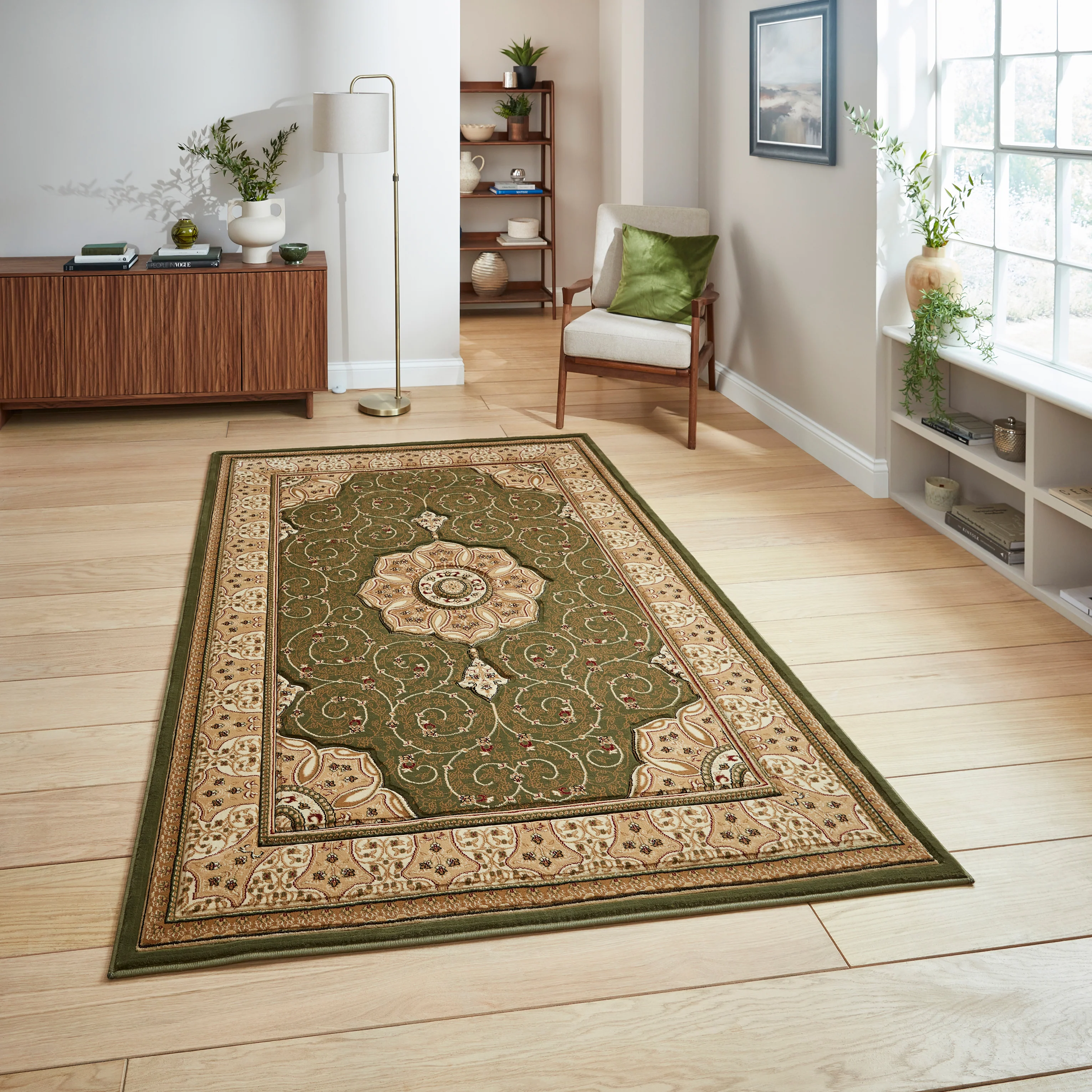 Holden Oriental Stain Resistant Rug - Image 37