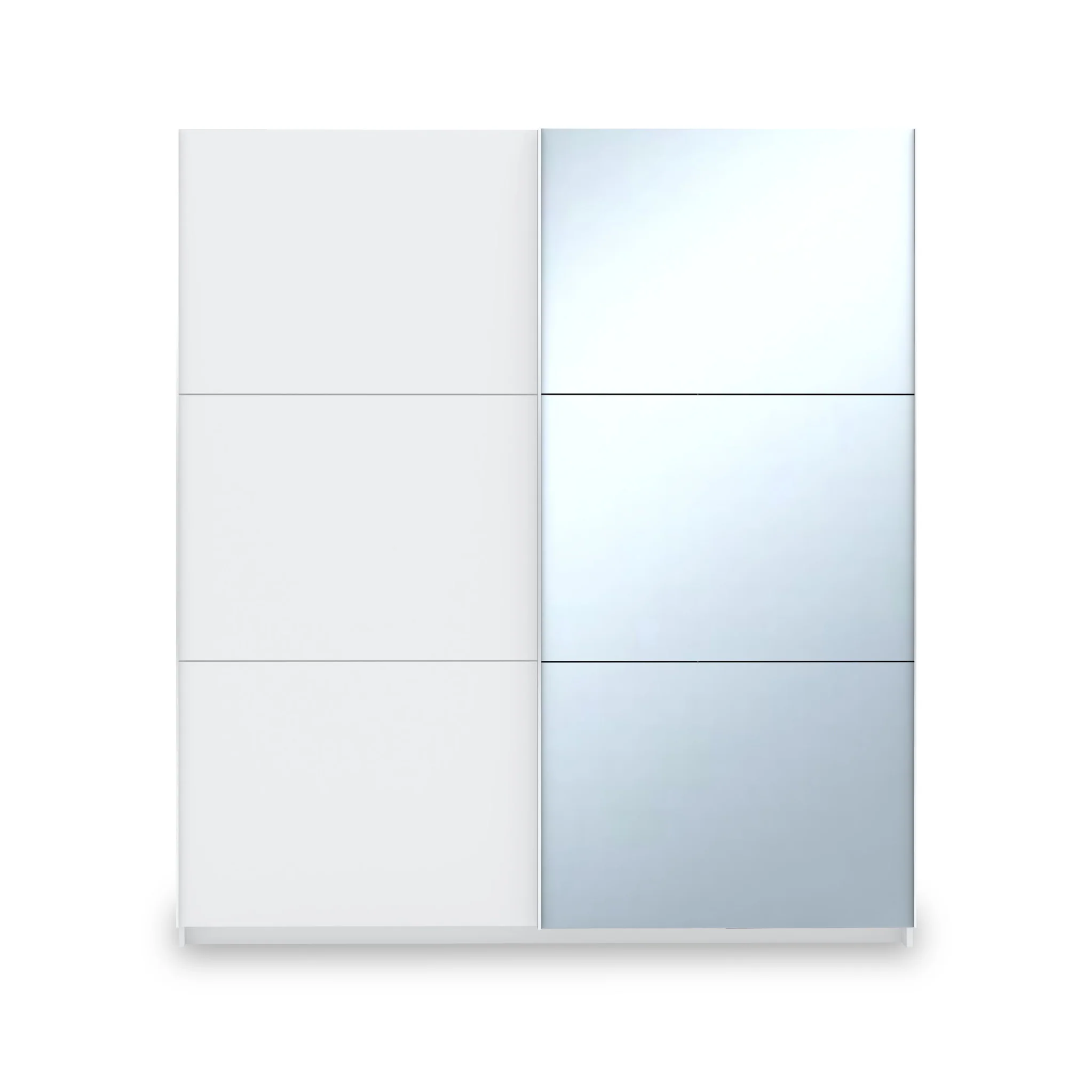 Holland 180cm Sliding 1/2 Mirror Double Wardrobe - Image 9