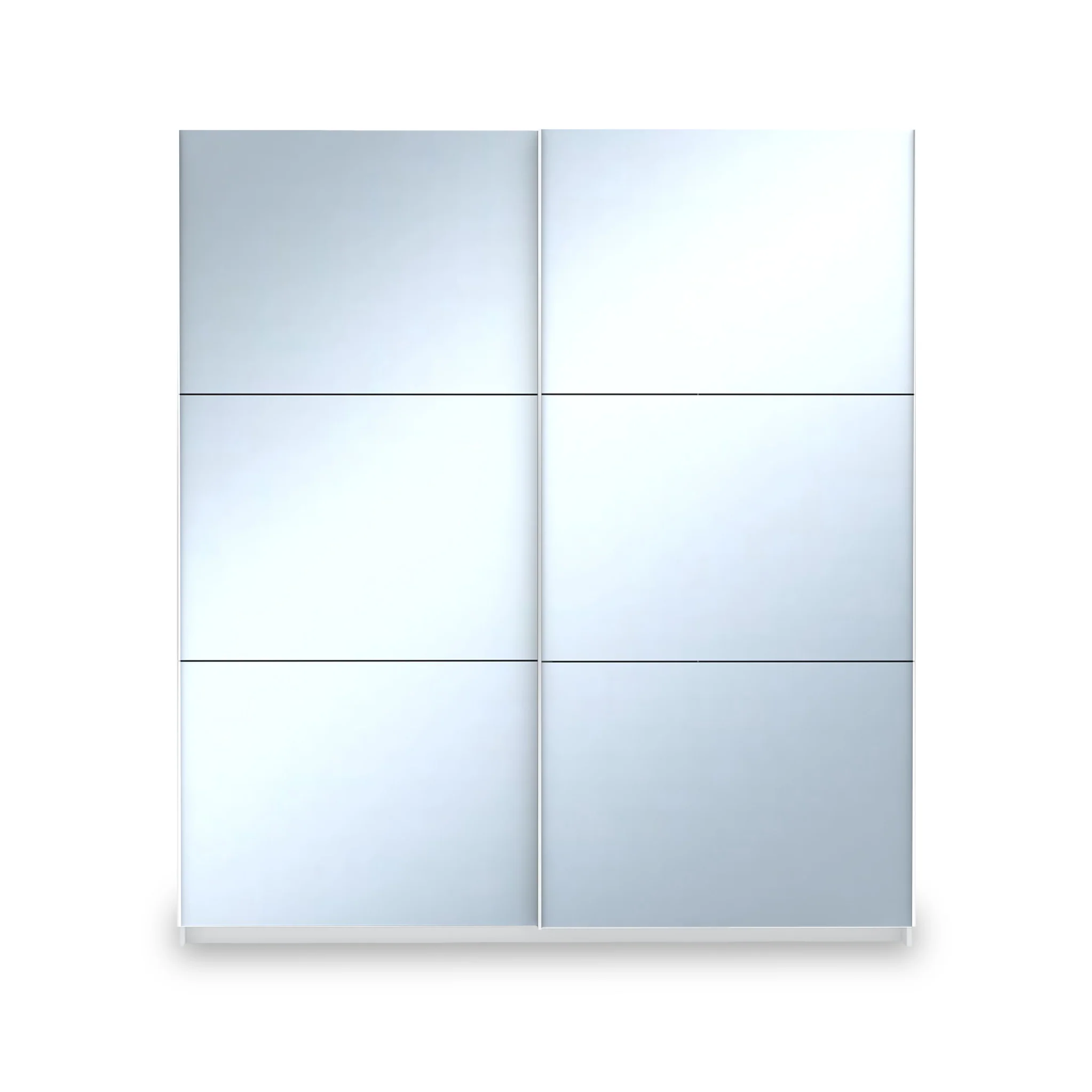 Holland 180cm Sliding Full Mirror Double Wardrobe - Image 10