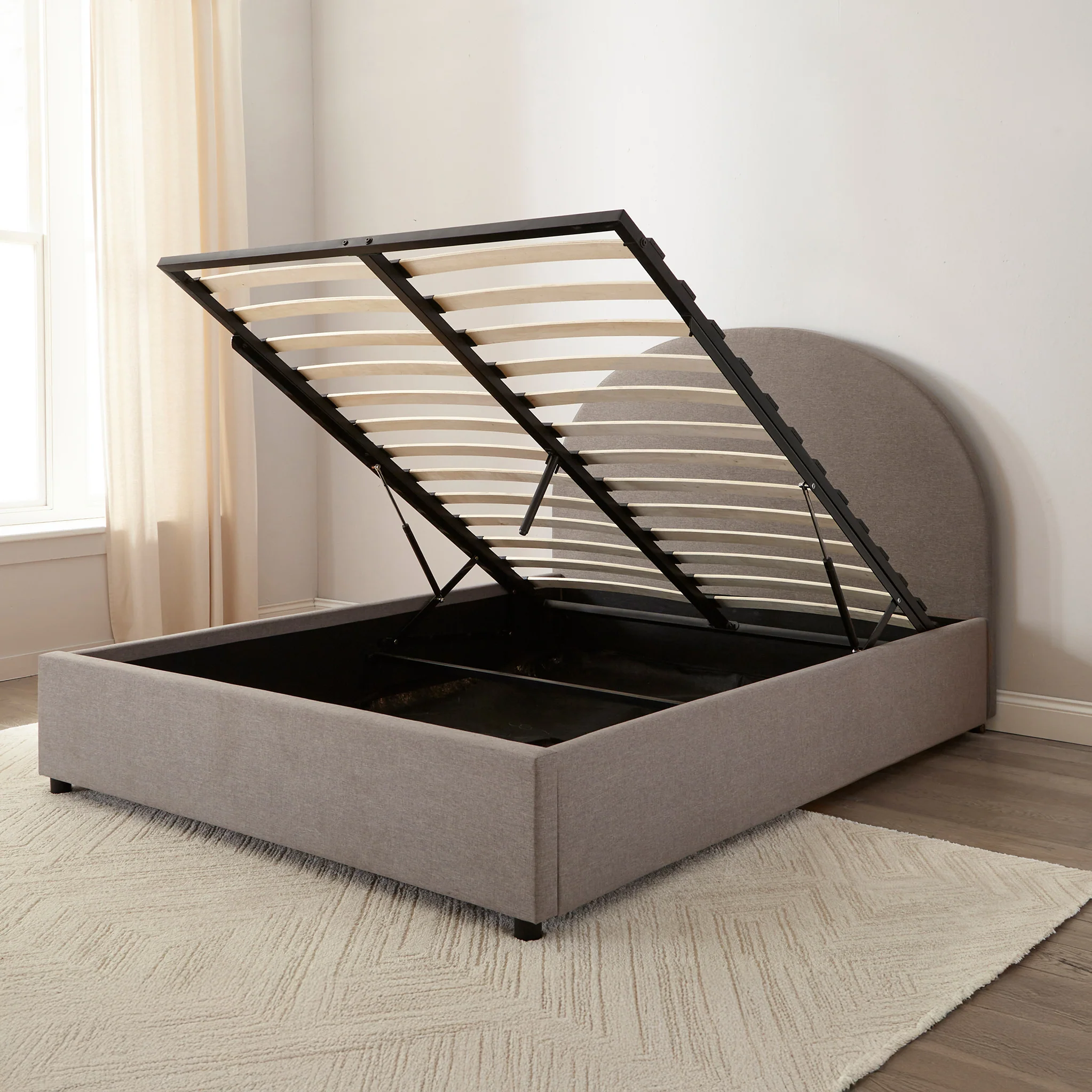 Hounslow Half Circle Ottoman Storage Bed Frame - Image 7