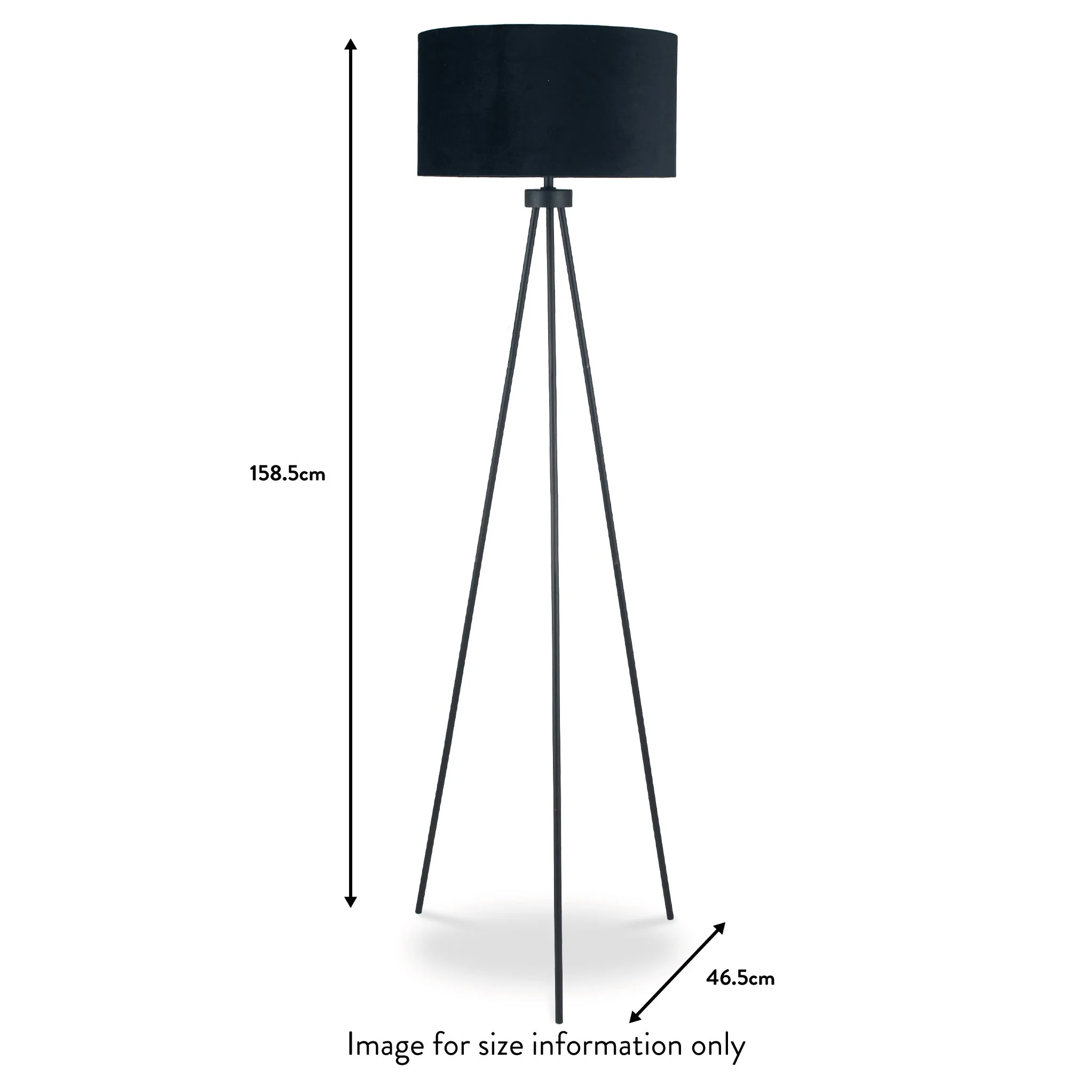 Houston Matt Tripod Floor Lamp - Image 4