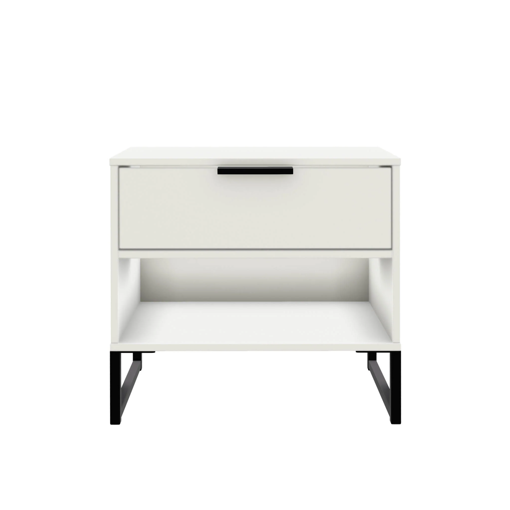 Hudson 1 Drawer with Open Shelf Side Table - Image 6