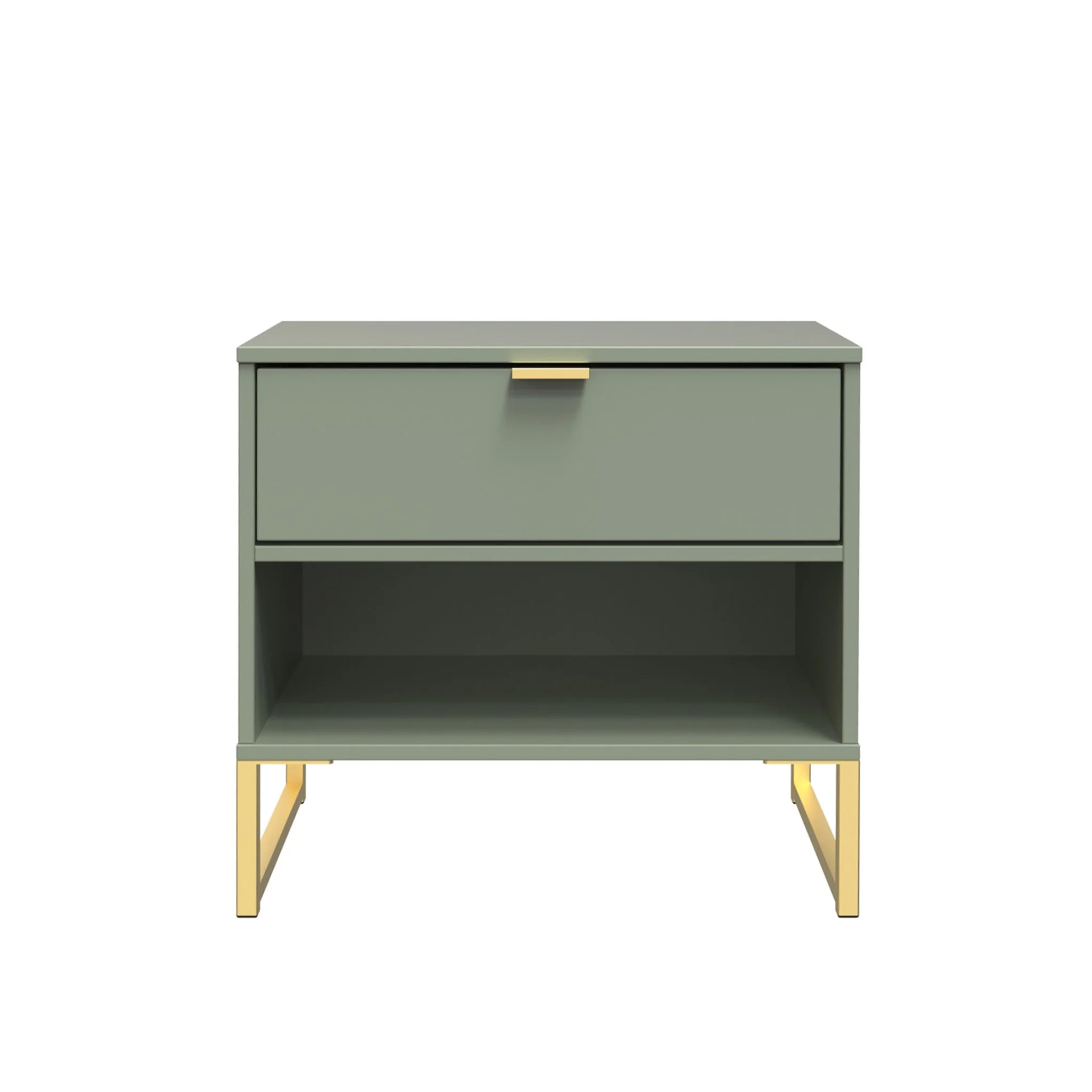 Hudson 1 Drawer with Open Shelf Side Table - Image 9
