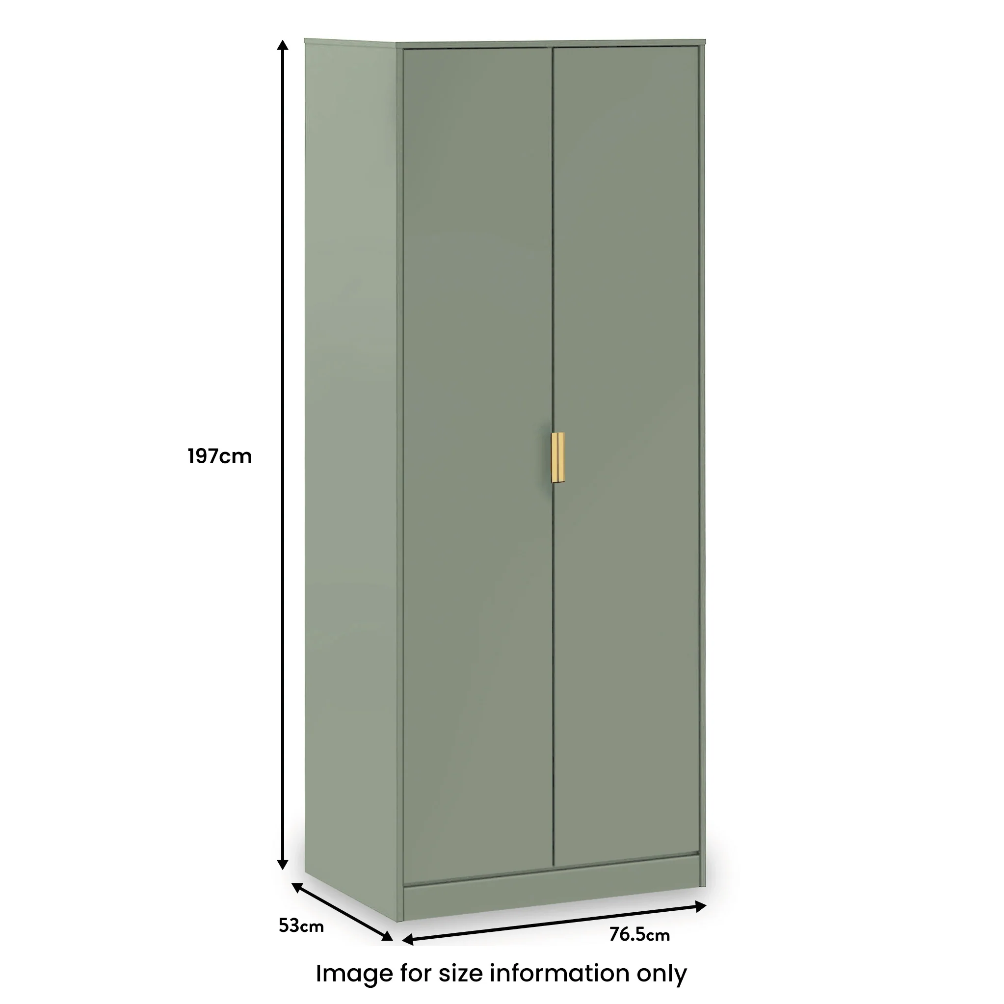 Hudson 2 Door Wardrobe - Image 22