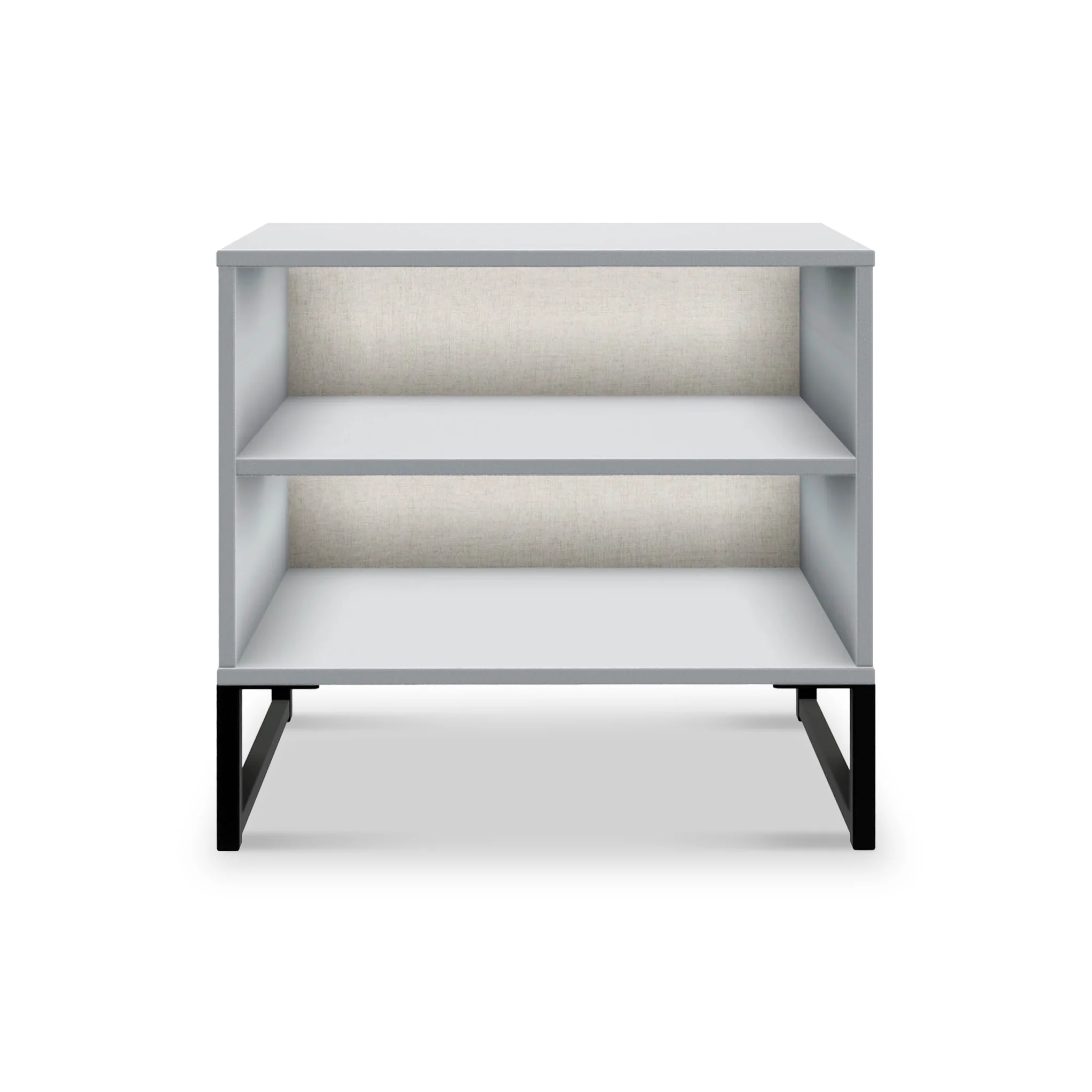 Hudson 2 Open Shelf Bedside Table - Image 4