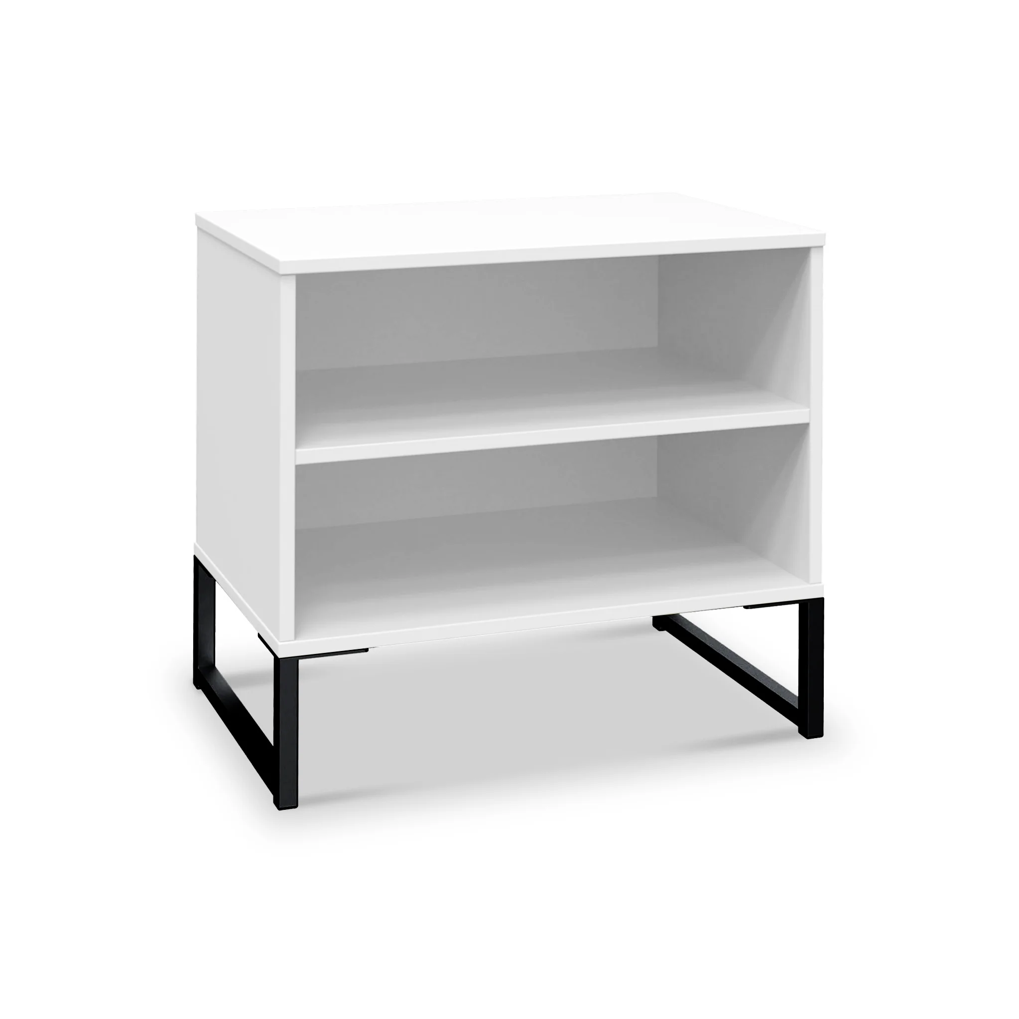Hudson 2 Open Shelf Bedside Table - Image 5