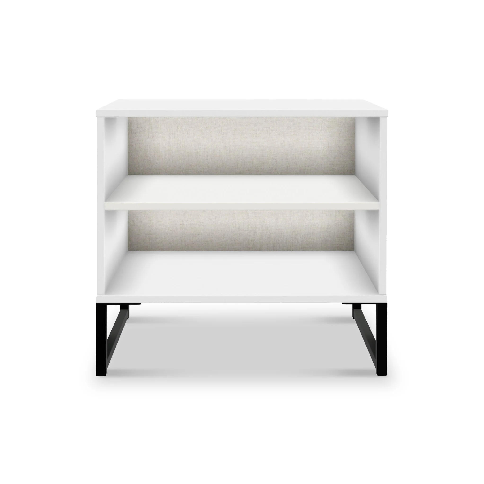 Hudson 2 Open Shelf Bedside Table - Image 6