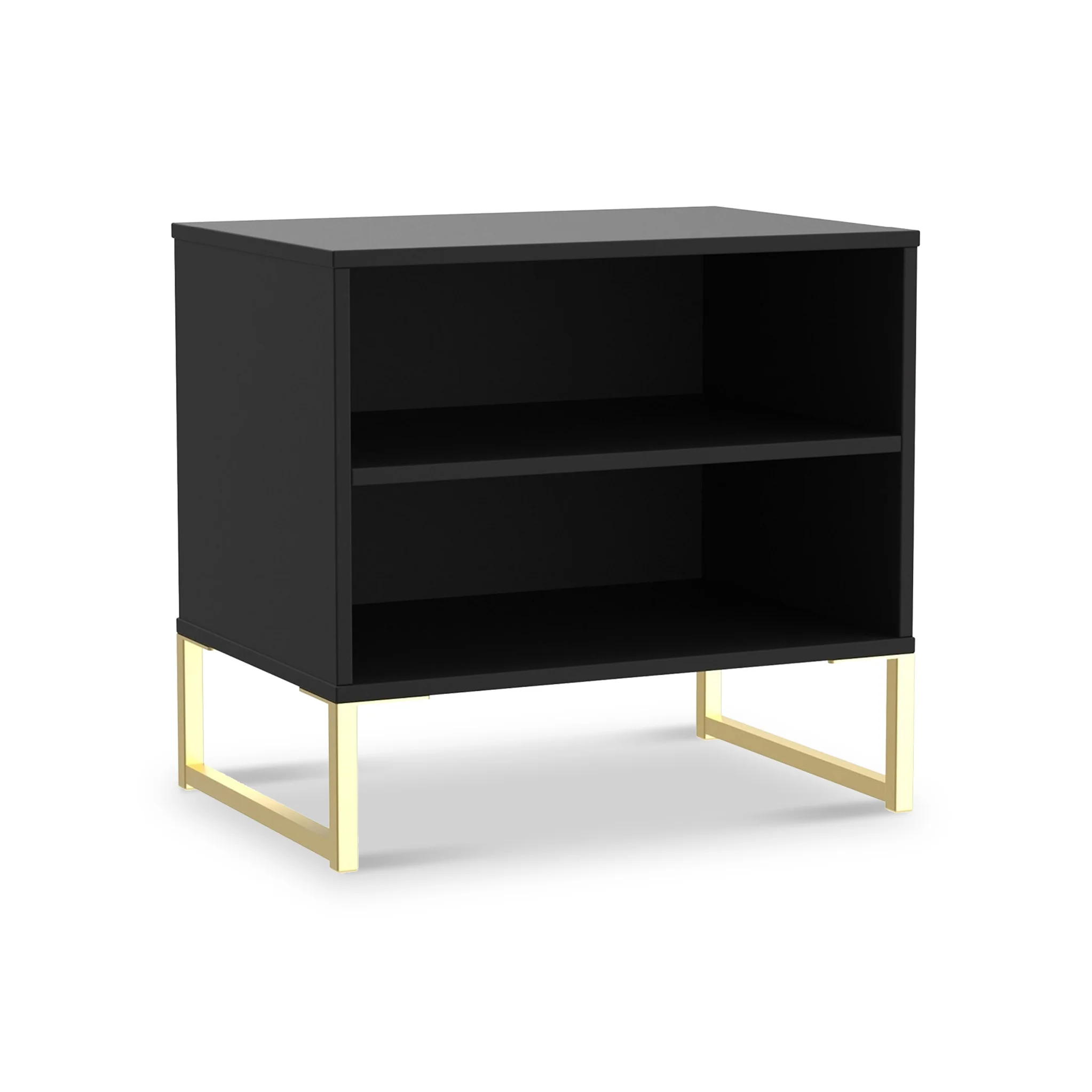 Hudson 2 Open Shelf Bedside Table - Image 7