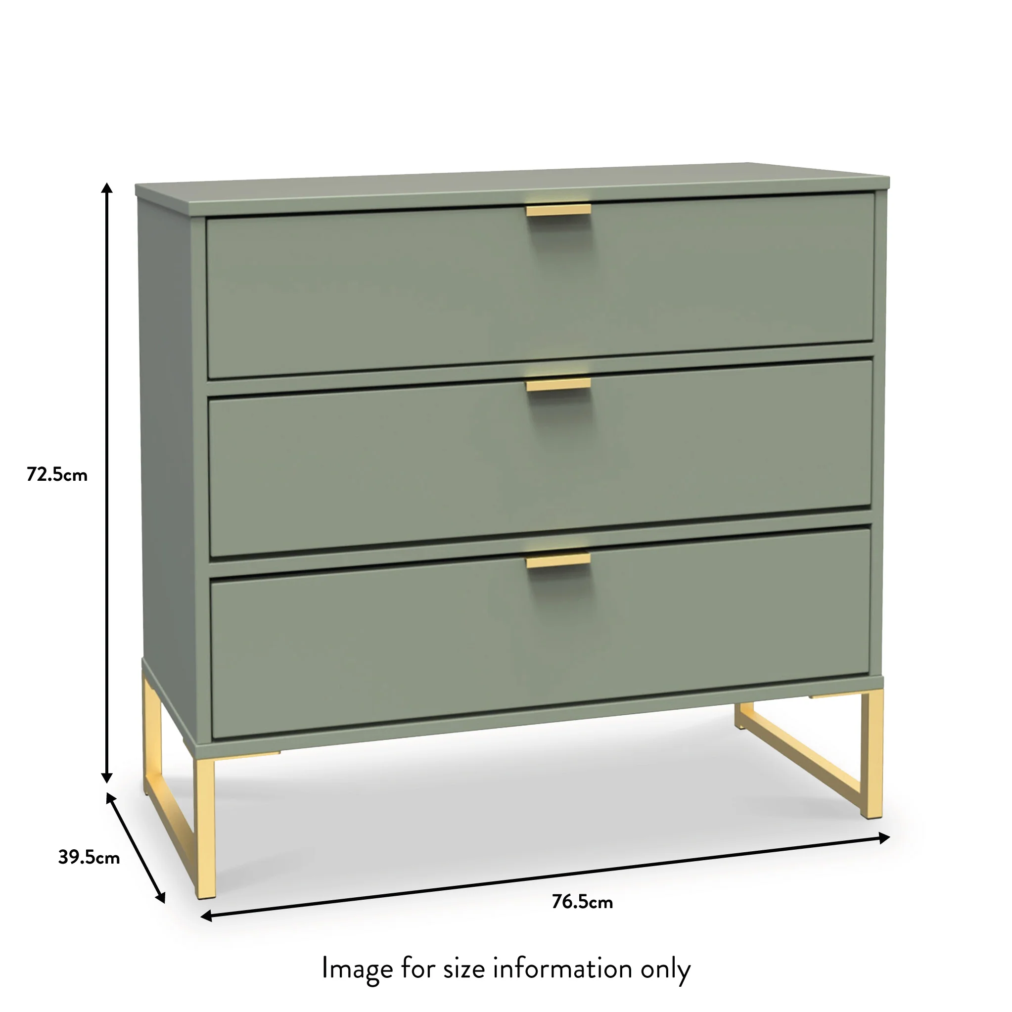 Hudson 3 Drawer Unit - Image 17