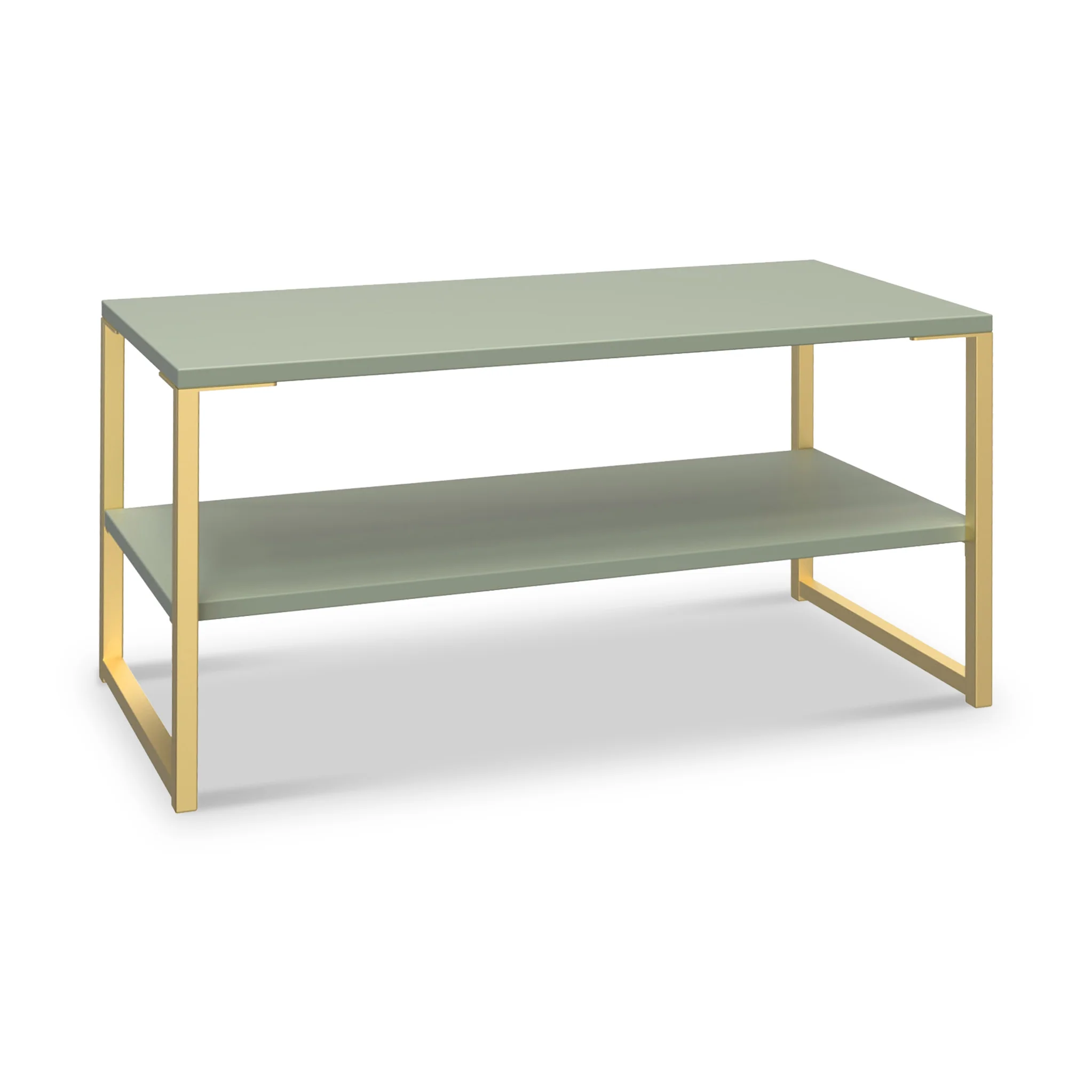 Hudson Coffee Table with Shelf - Image 4