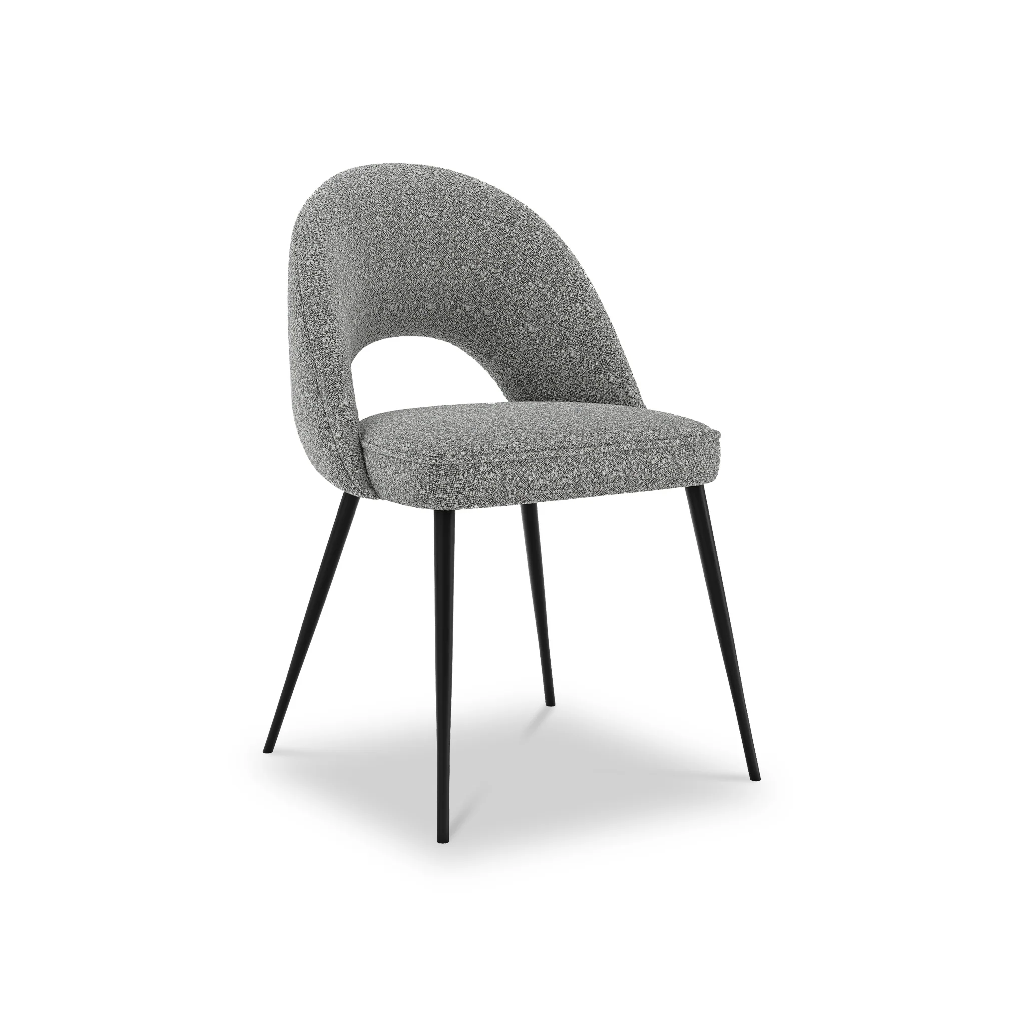 Hughes Boucle Dining Chair - Image 3