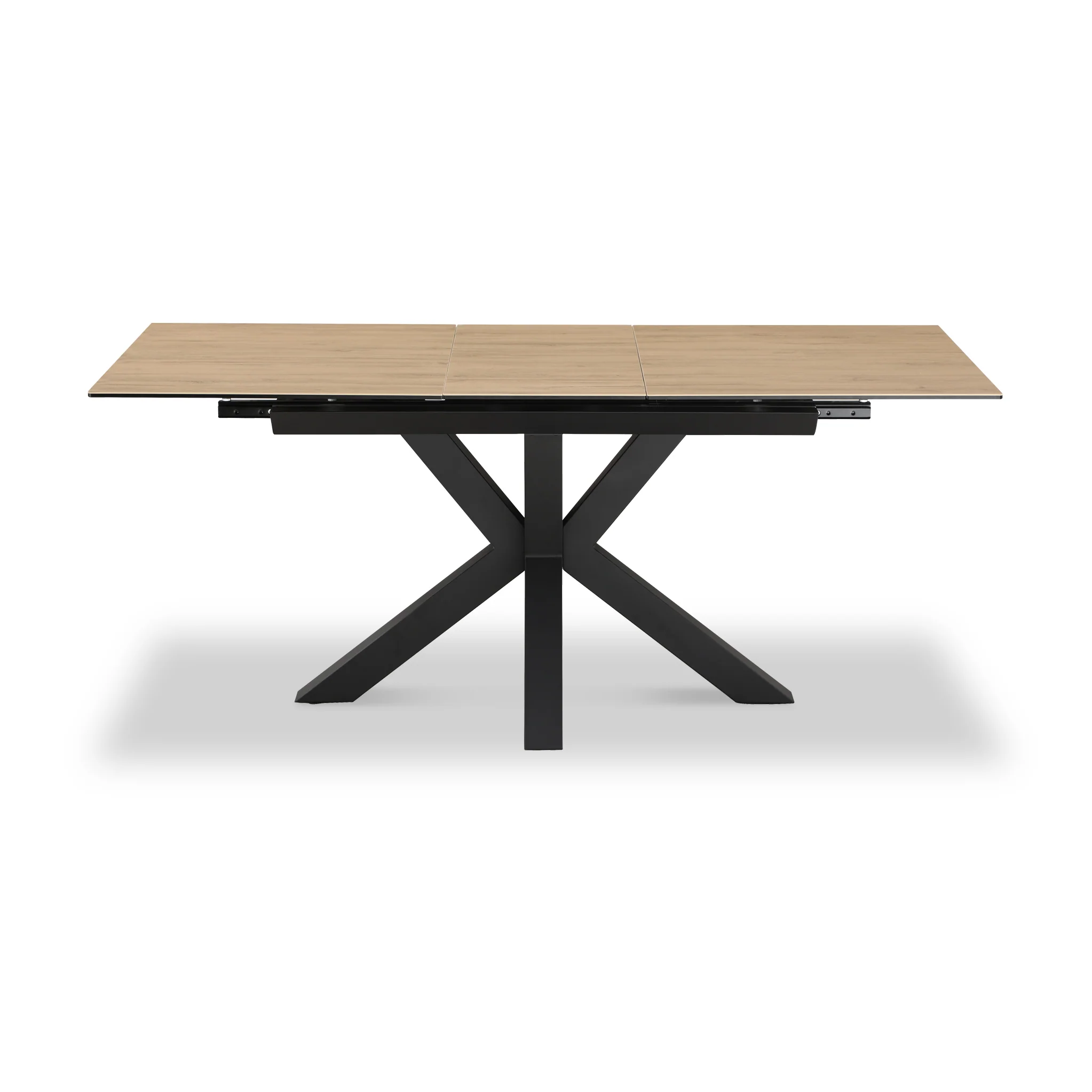 Hurley Wood 120-160cm Extending Ceramic Dining Table - Image 3