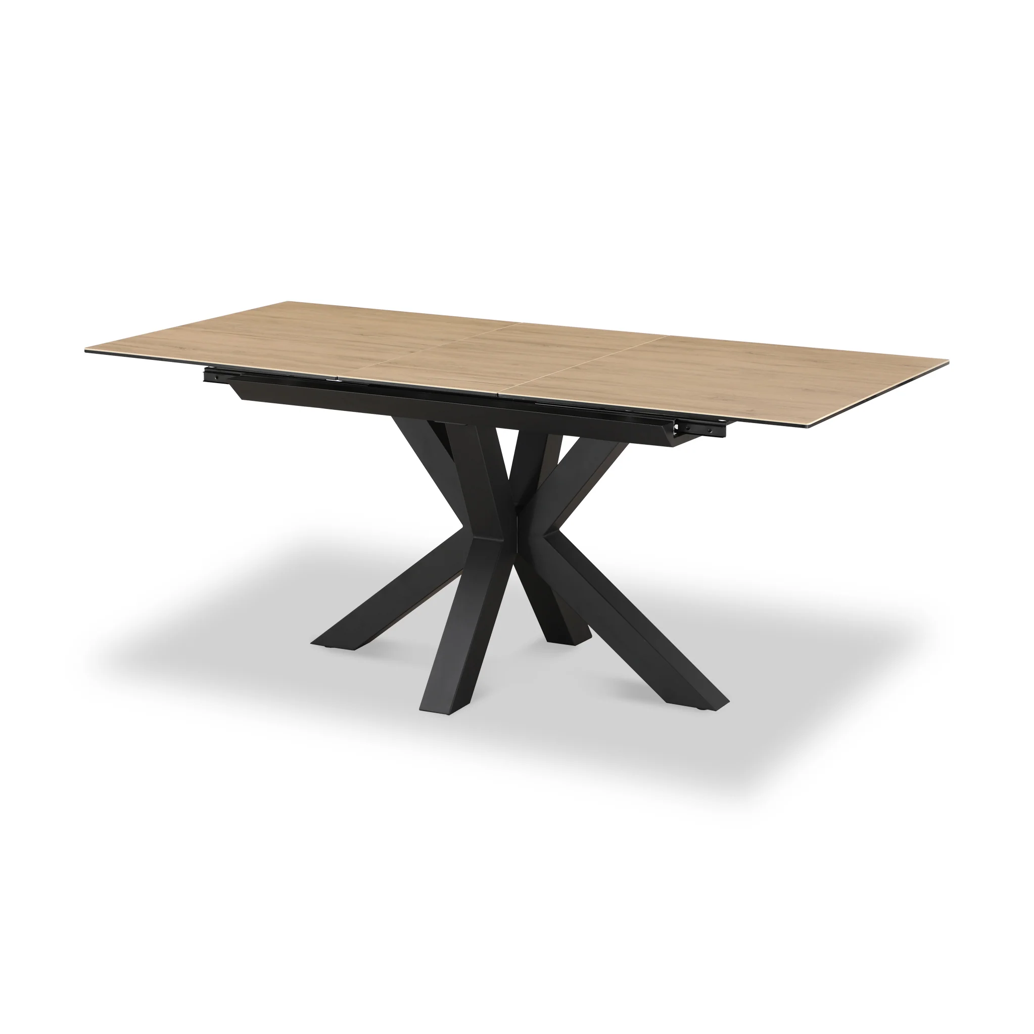 Hurley Wood 120-160cm Extending Ceramic Dining Table - Image 5