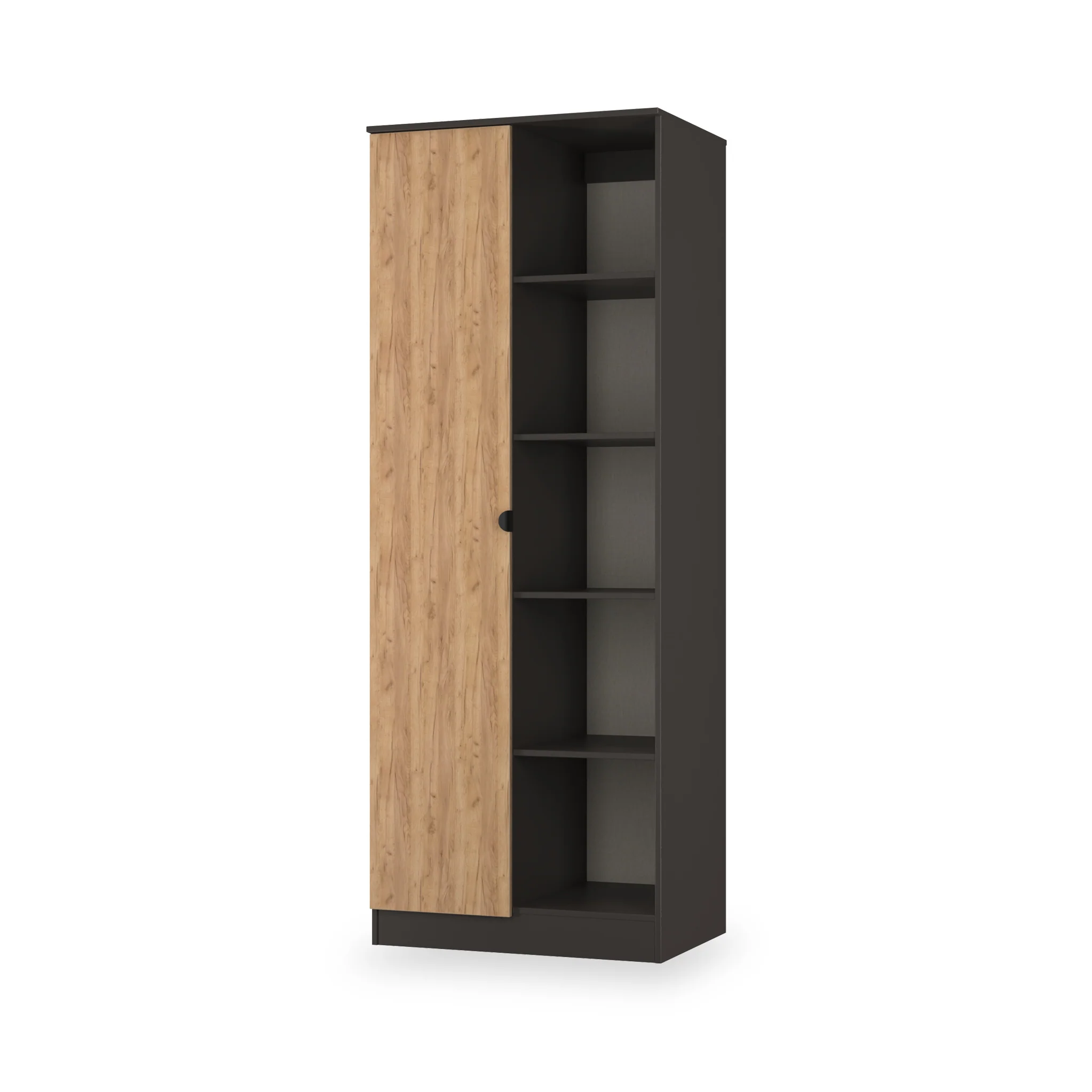 Huxley 1 Door Wardrobe with Open Shelves - Image 13