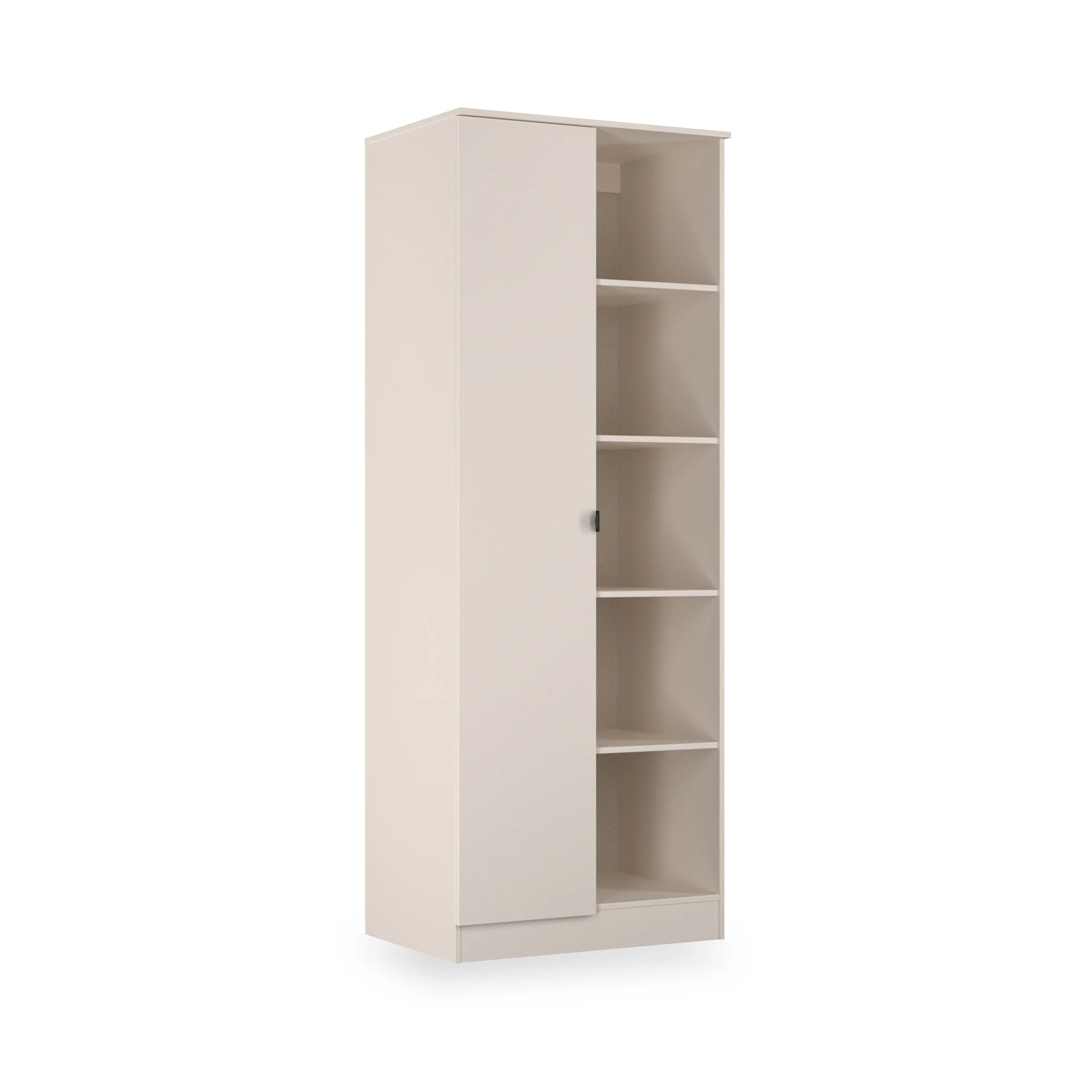 Huxley 1 Door Wardrobe with Open Shelves - Image 15
