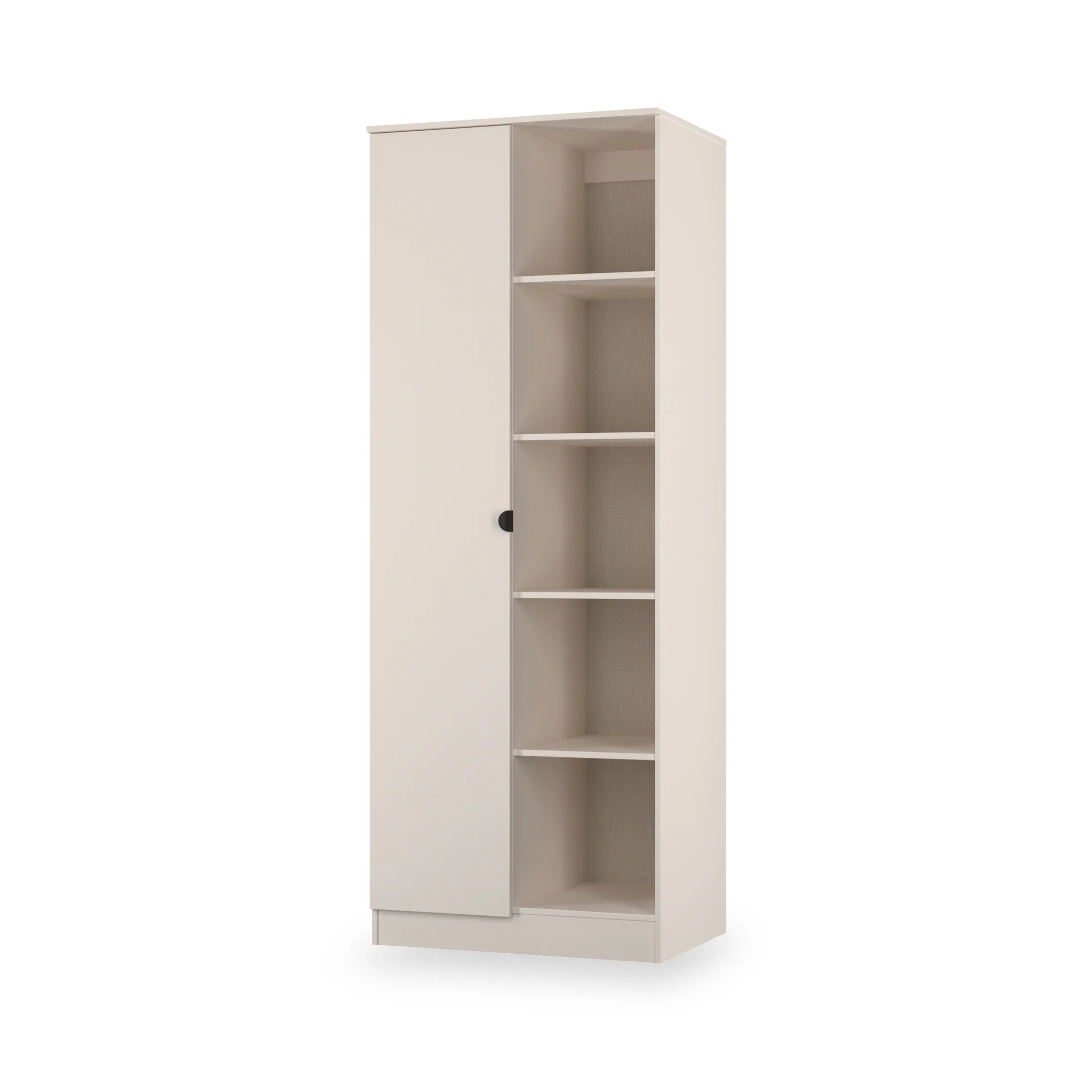 Huxley 1 Door Wardrobe with Open Shelves - Image 20