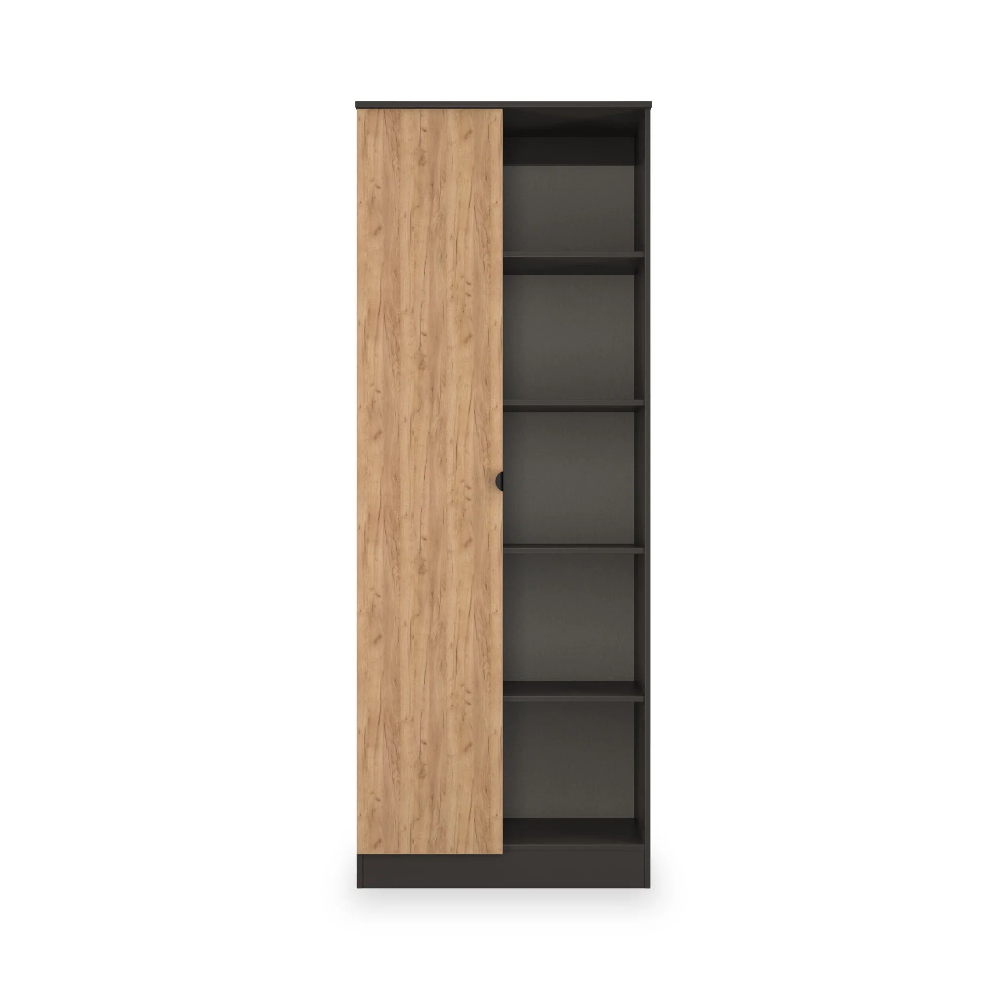 Huxley 1 Door Wardrobe with Open Shelves - Image 9