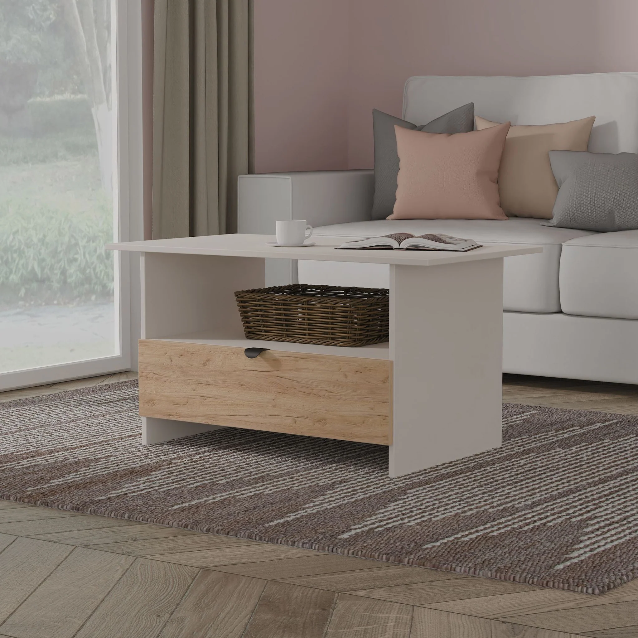 Huxley 1 Drawer Coffee Table - Image 2