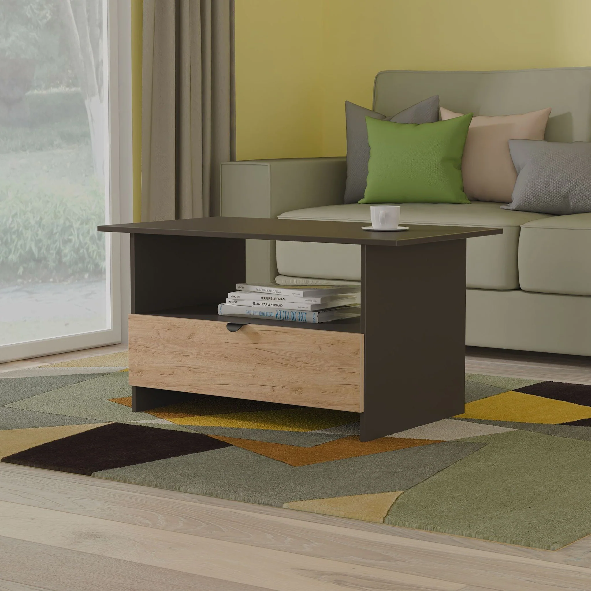 Huxley 1 Drawer Coffee Table - Image 8