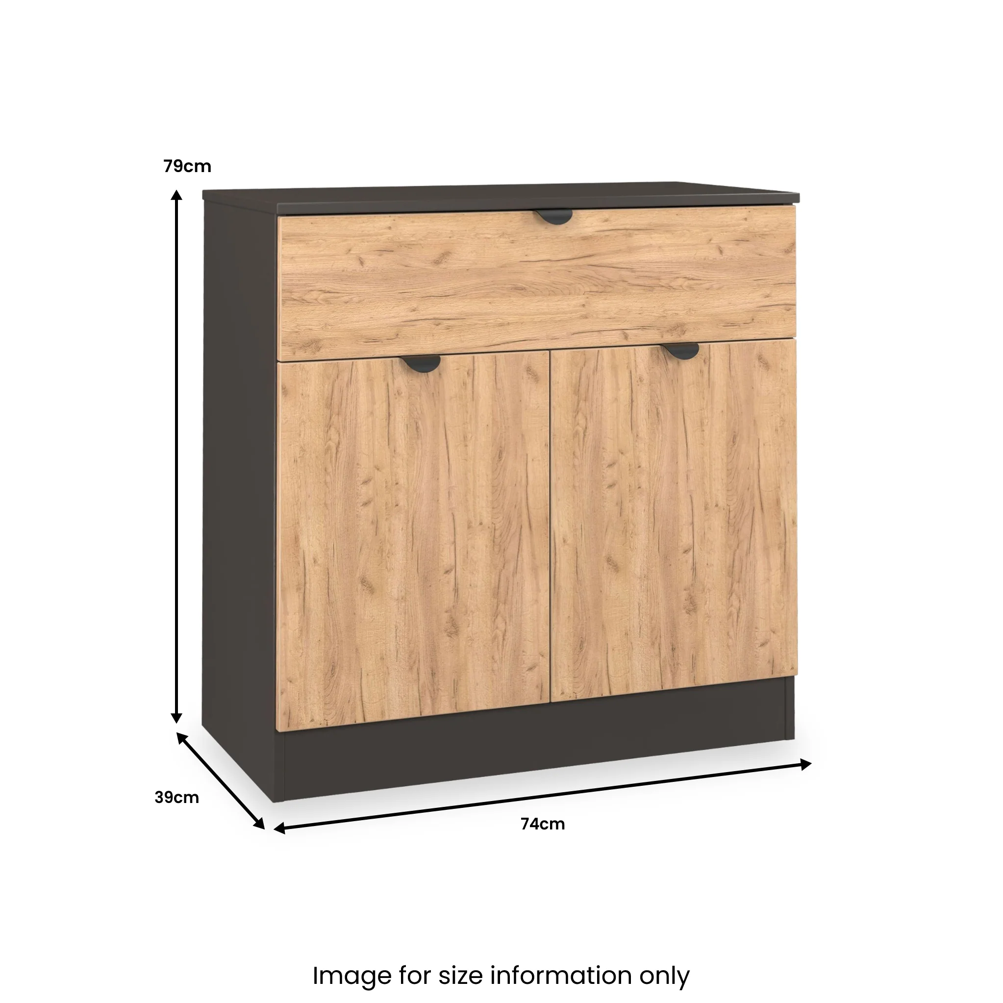 Huxley 2 Door 1 Drawer Sideboard - Image 22