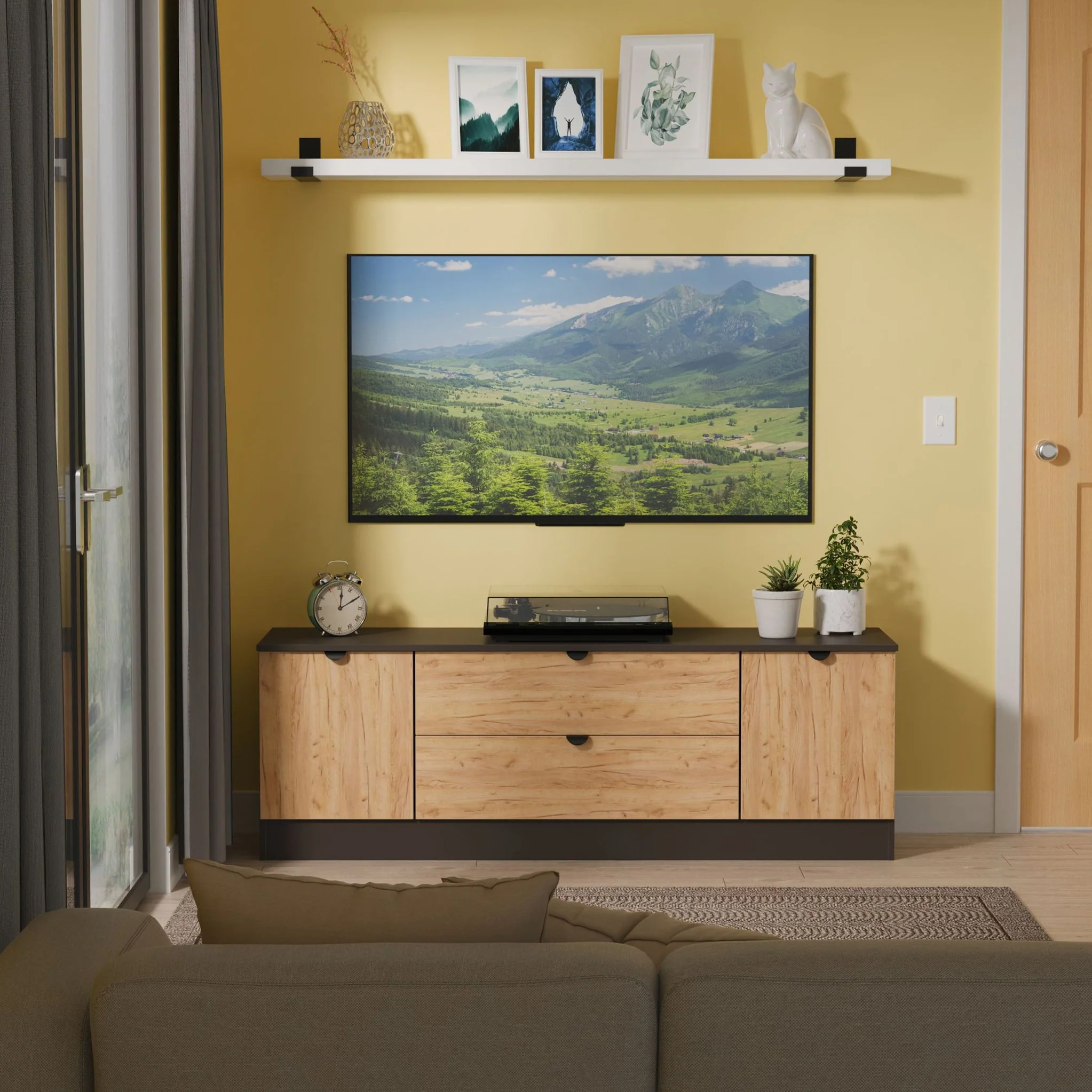 Huxley 2 Door 2 Drawer TV Unit - Image 9