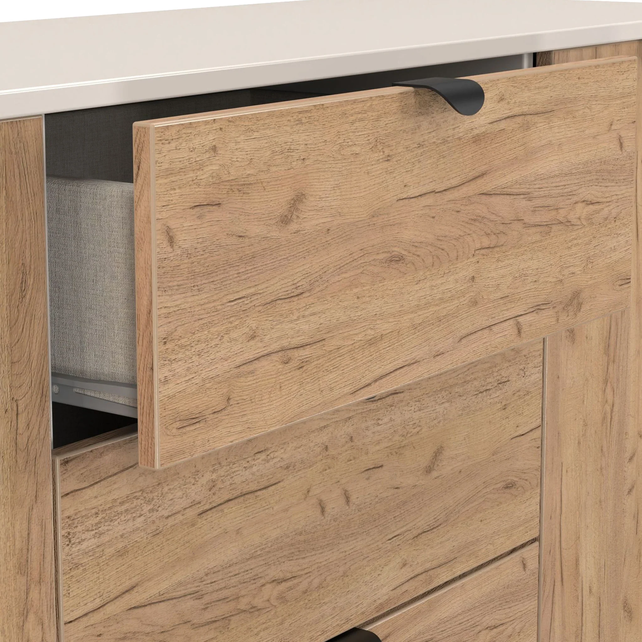 Huxley 2 Door 3 Drawer Sideboard - Image 5