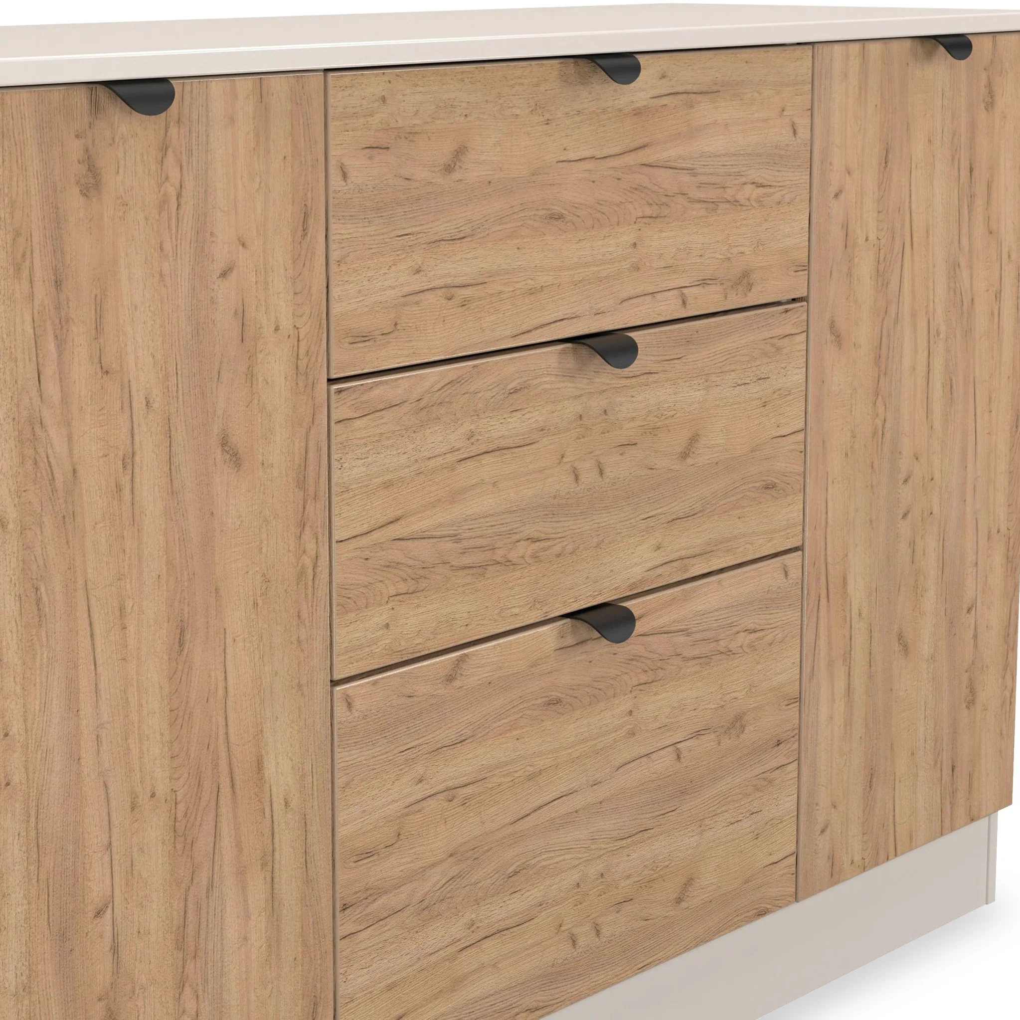 Huxley 2 Door 3 Drawer Sideboard - Image 6