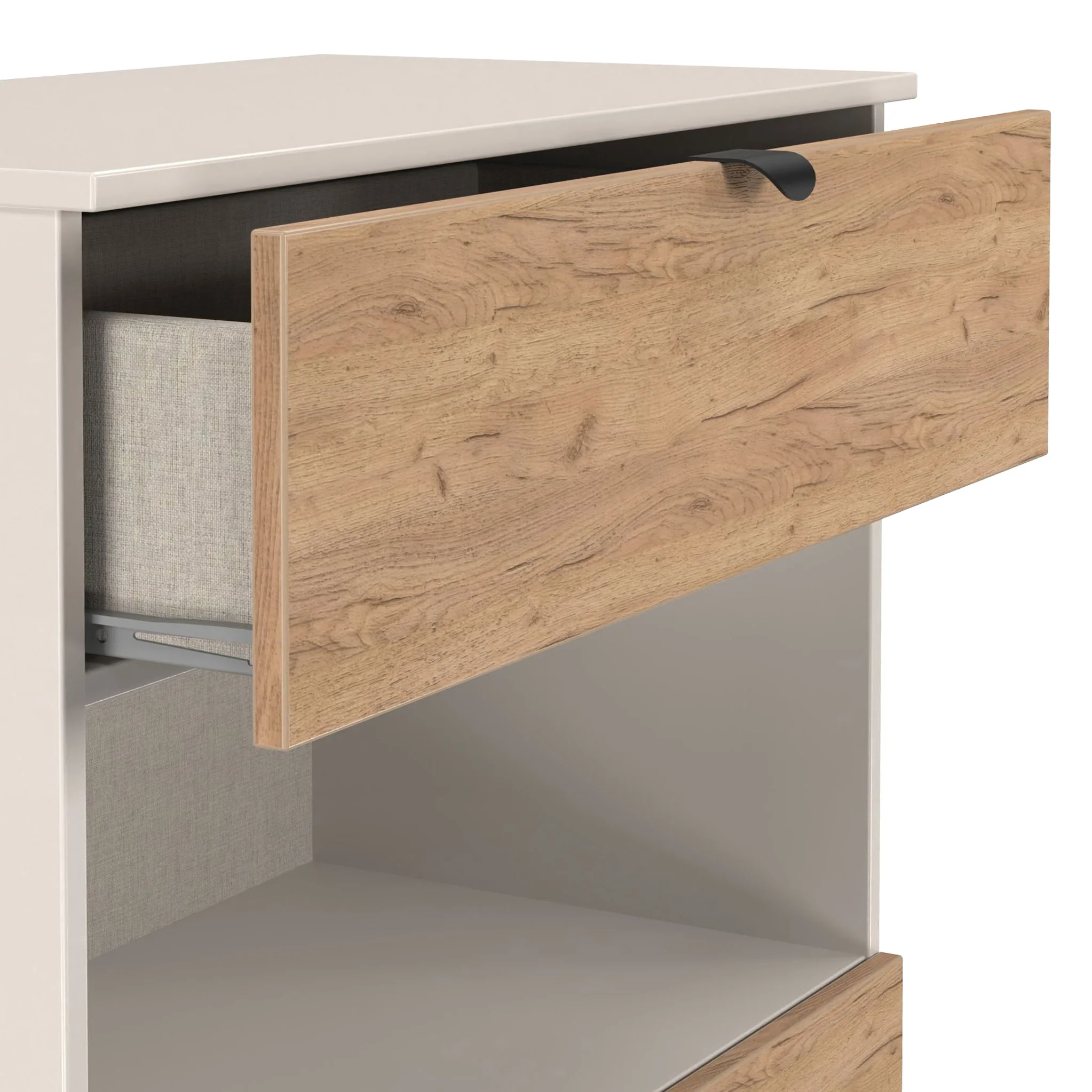 Huxley 2 Drawer Deep Chest of Drawers - Image 4