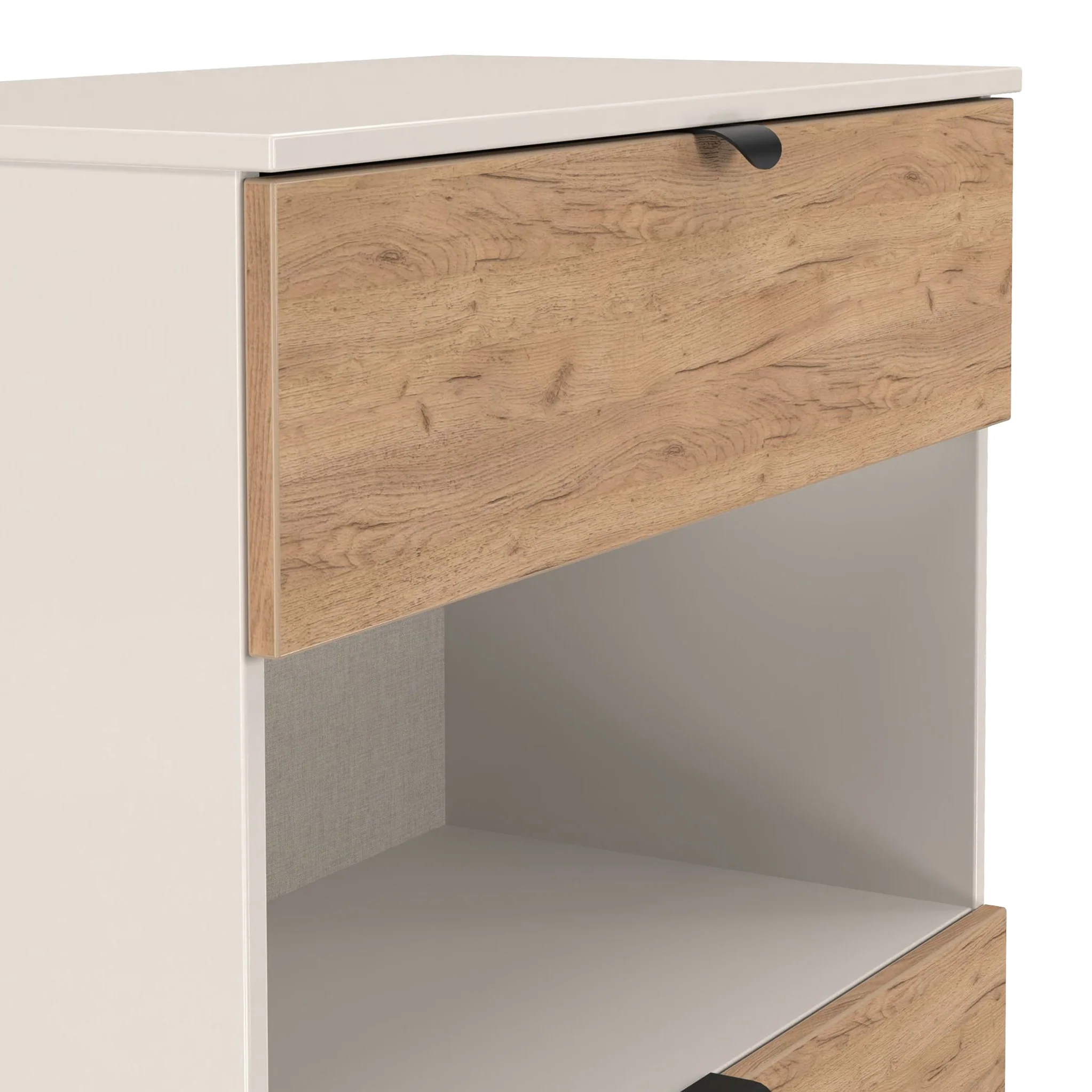 Huxley 2 Drawer Deep Chest of Drawers - Image 5