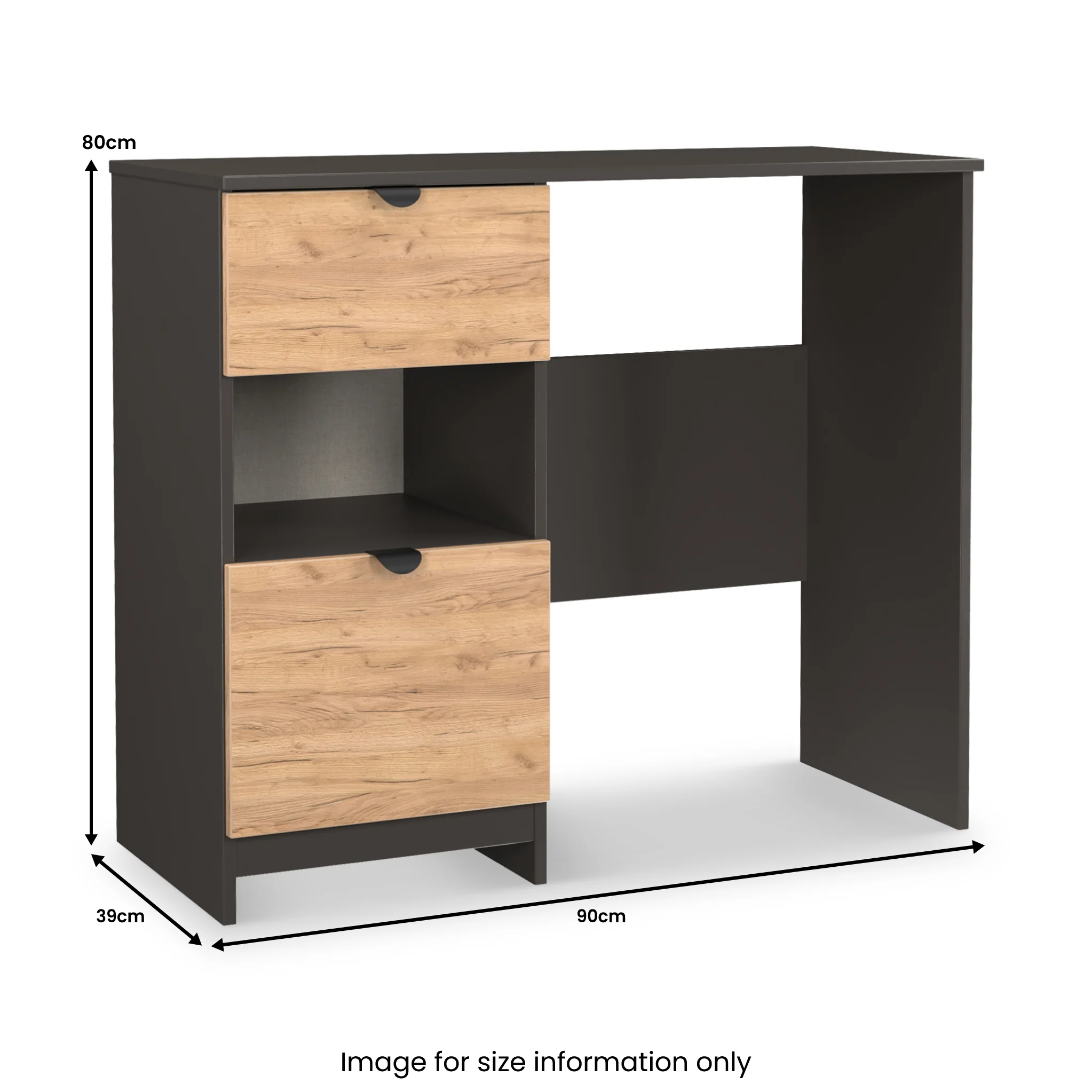 Huxley 2 Drawer Dressing Table - Image 22