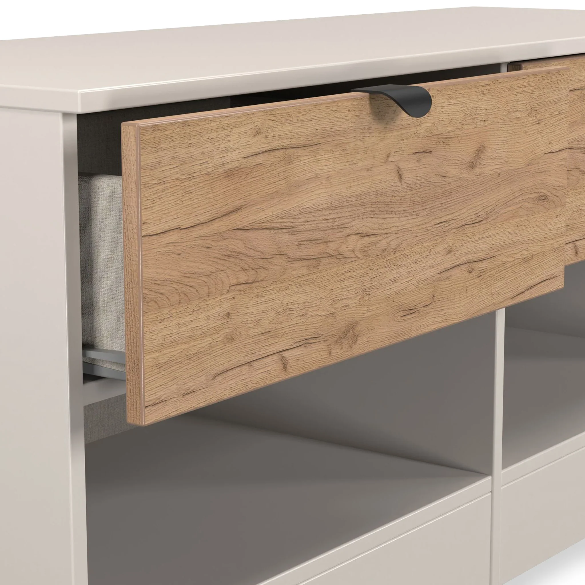 Huxley 2 Drawer Low Storage Unit - Image 4