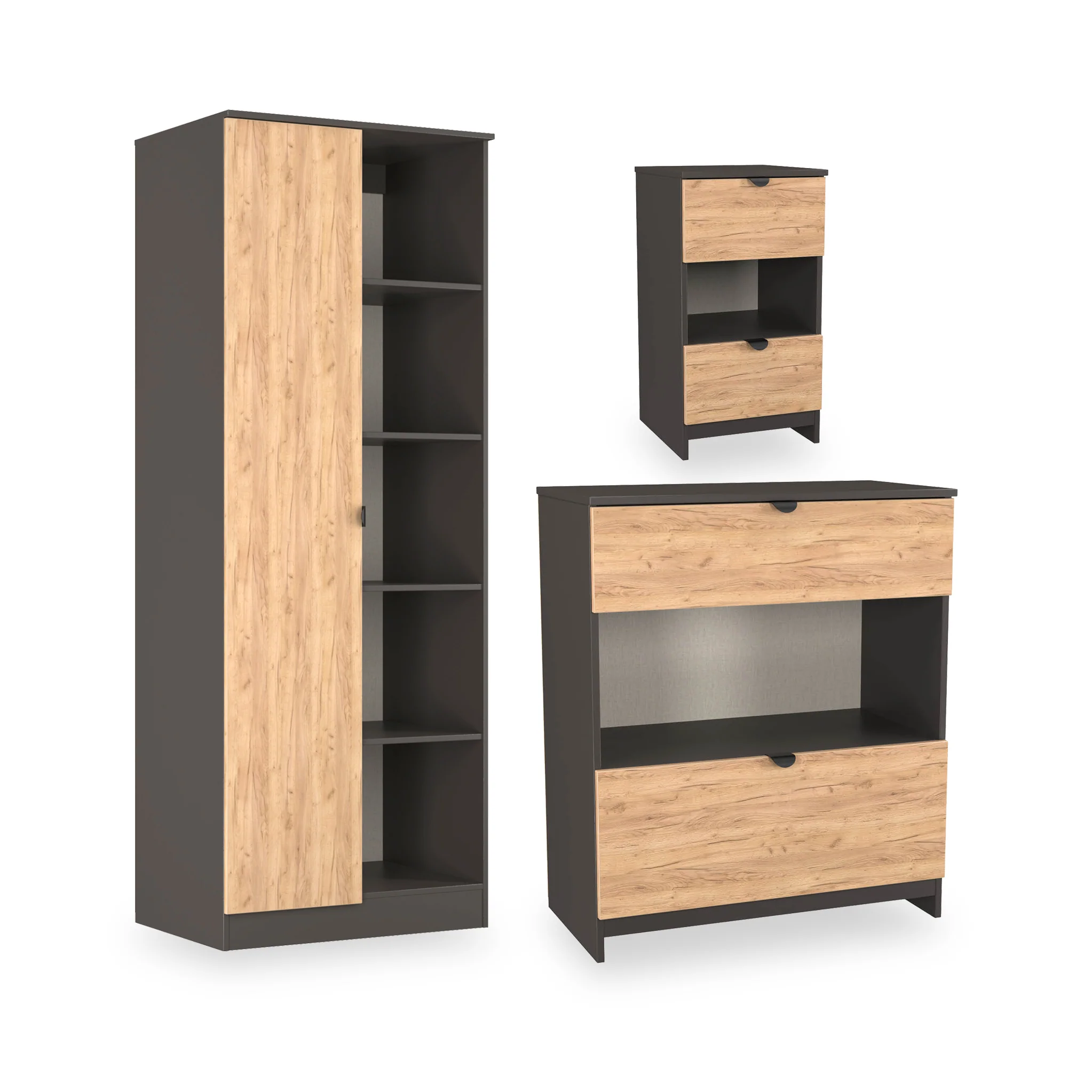 Huxley 3 Piece Bedroom Furniture Set - Image 2